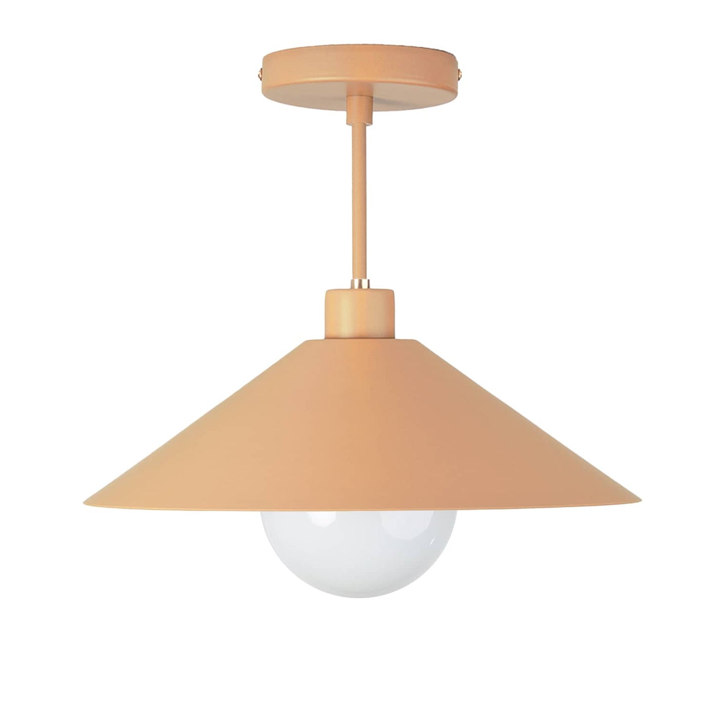 Boutique Post Slope Shade Flush Mount Pendant