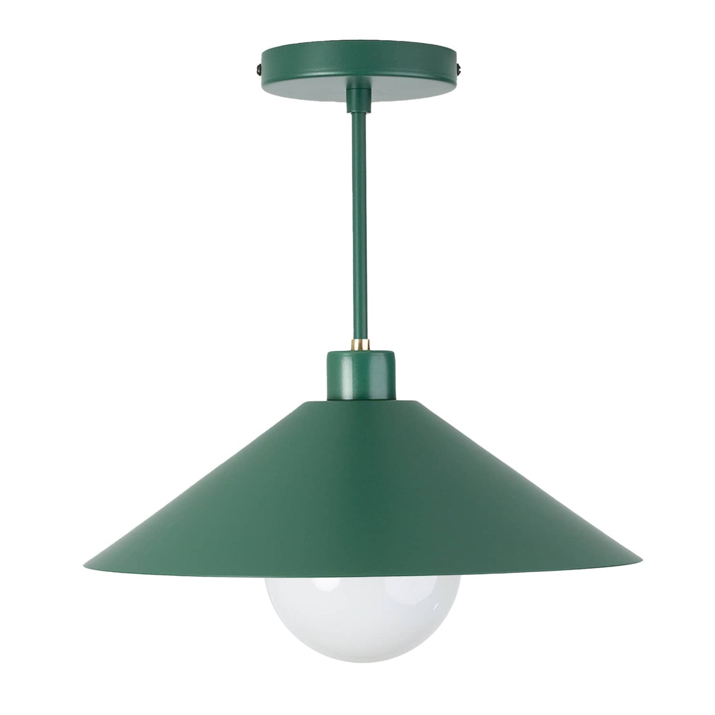 Boutique Post Slope Shade Flush Mount Pendant