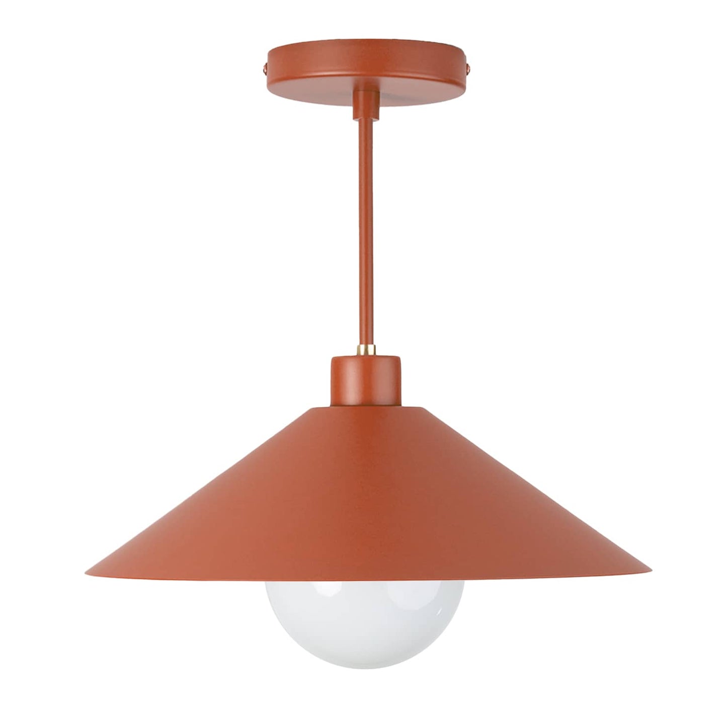 Boutique Post Slope Shade Flush Mount Pendant