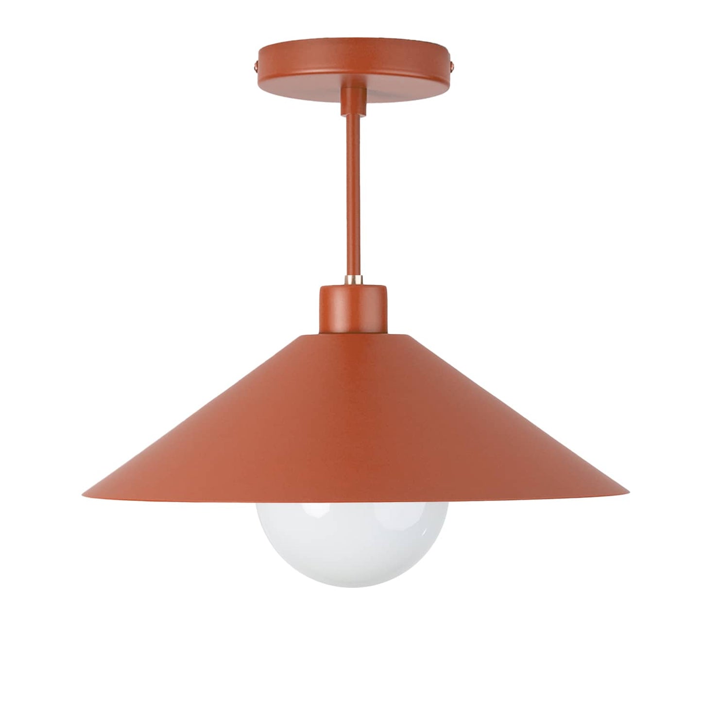 Boutique Post Slope Shade Flush Mount Pendant