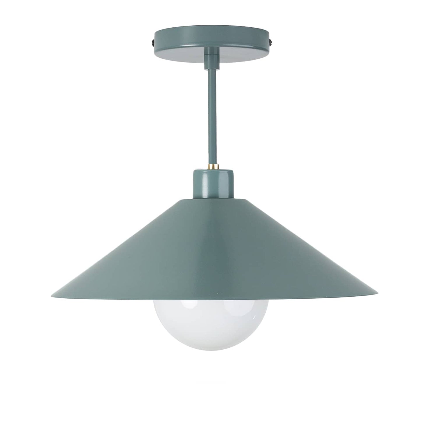 Boutique Post Slope Shade Flush Mount Pendant