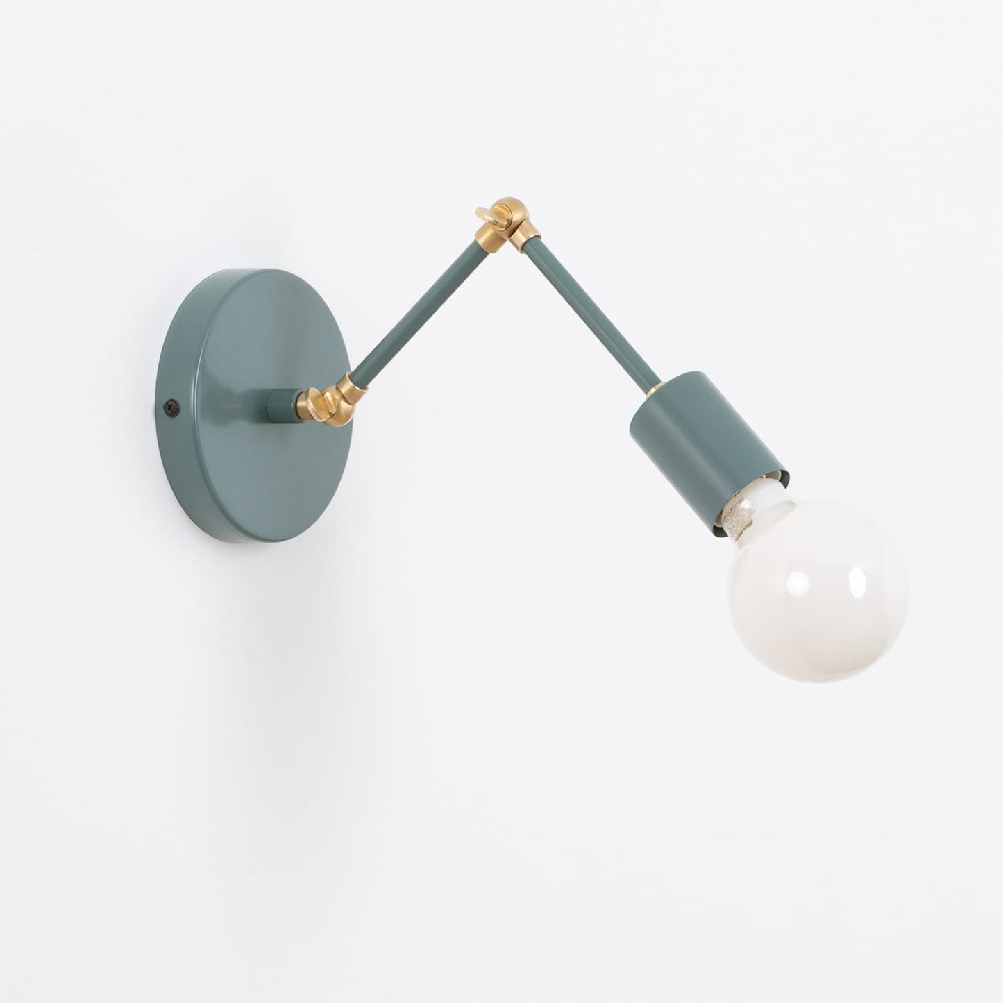 Boutique Hinge Double Solo Sconce