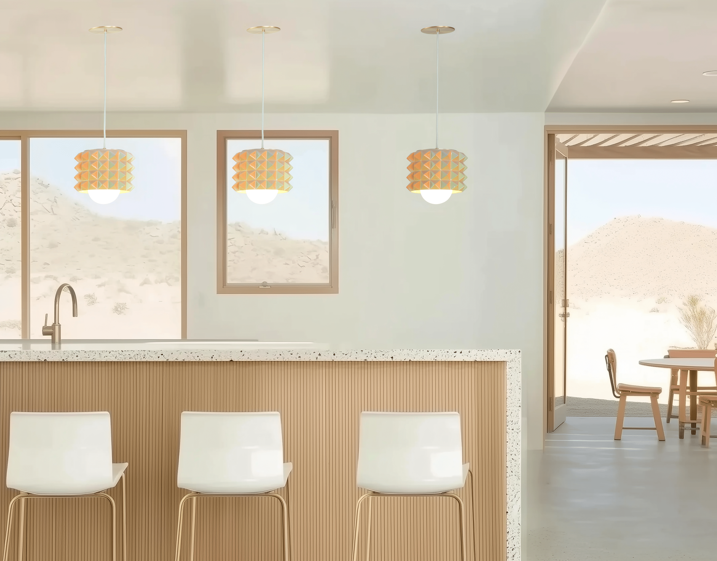 Ceramic Light Fixtures | Modern Science Project | Color Cord