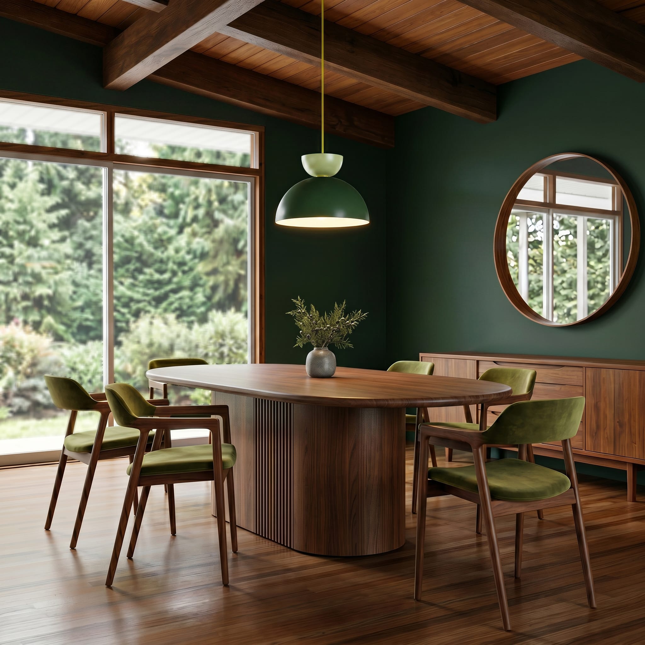Horizon Dome Strata AiO Pendant - Chroma Color Block