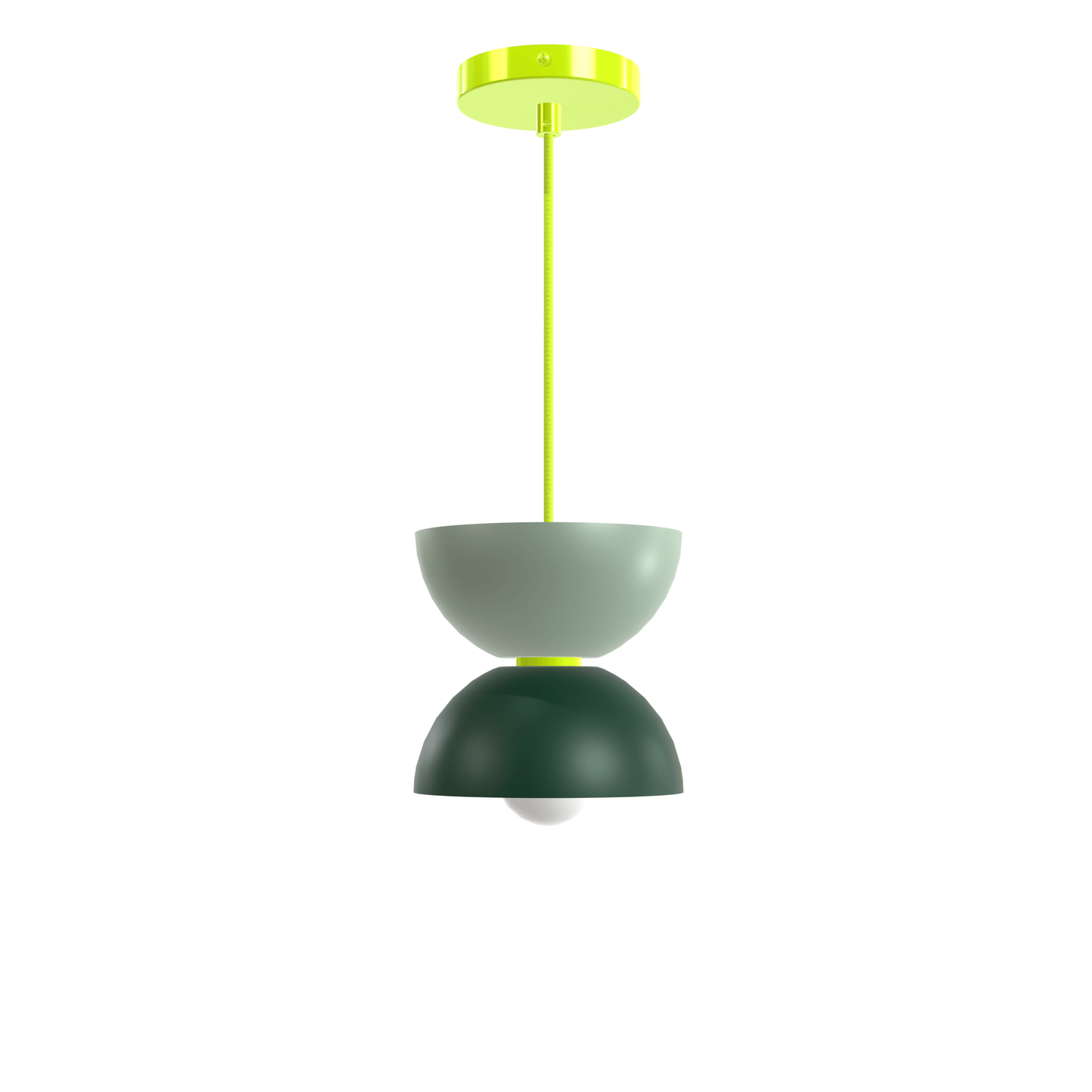 Horizon 7" Dome Duo AiO Pendant - Chroma Color Block