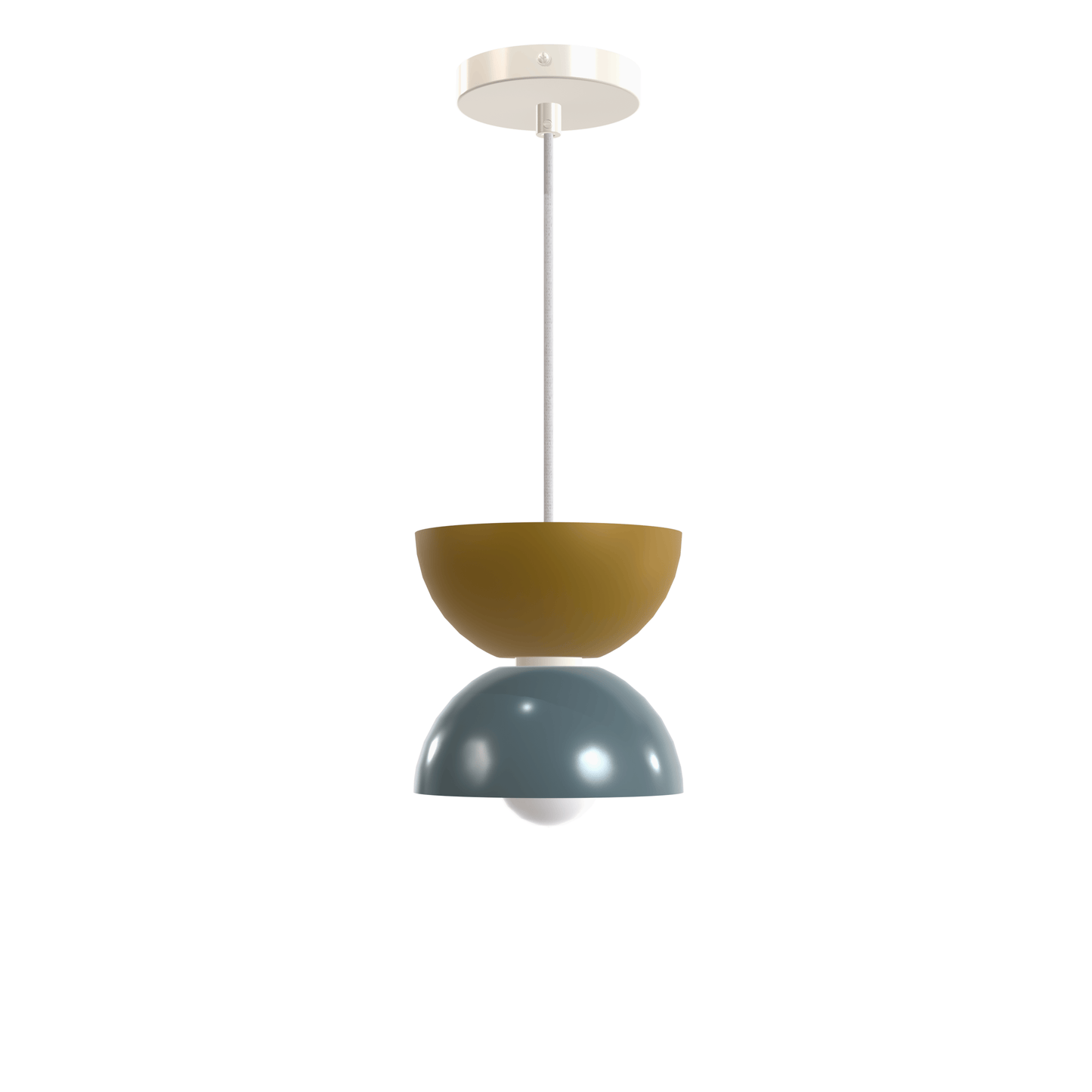 Horizon 7" Dome Duo AiO Pendant - Chroma Color Block