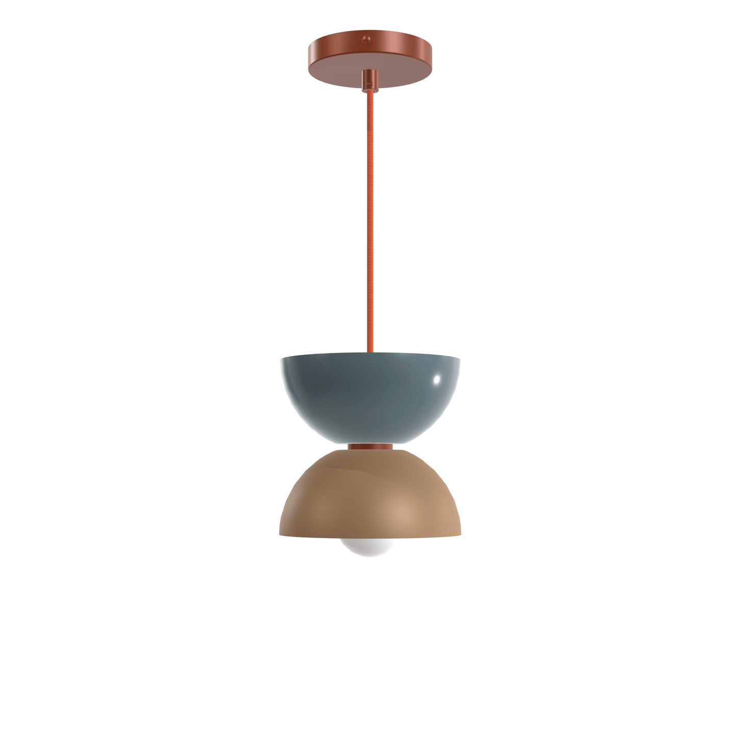 Horizon 7" Dome Duo AiO Pendant - Chroma Color Block