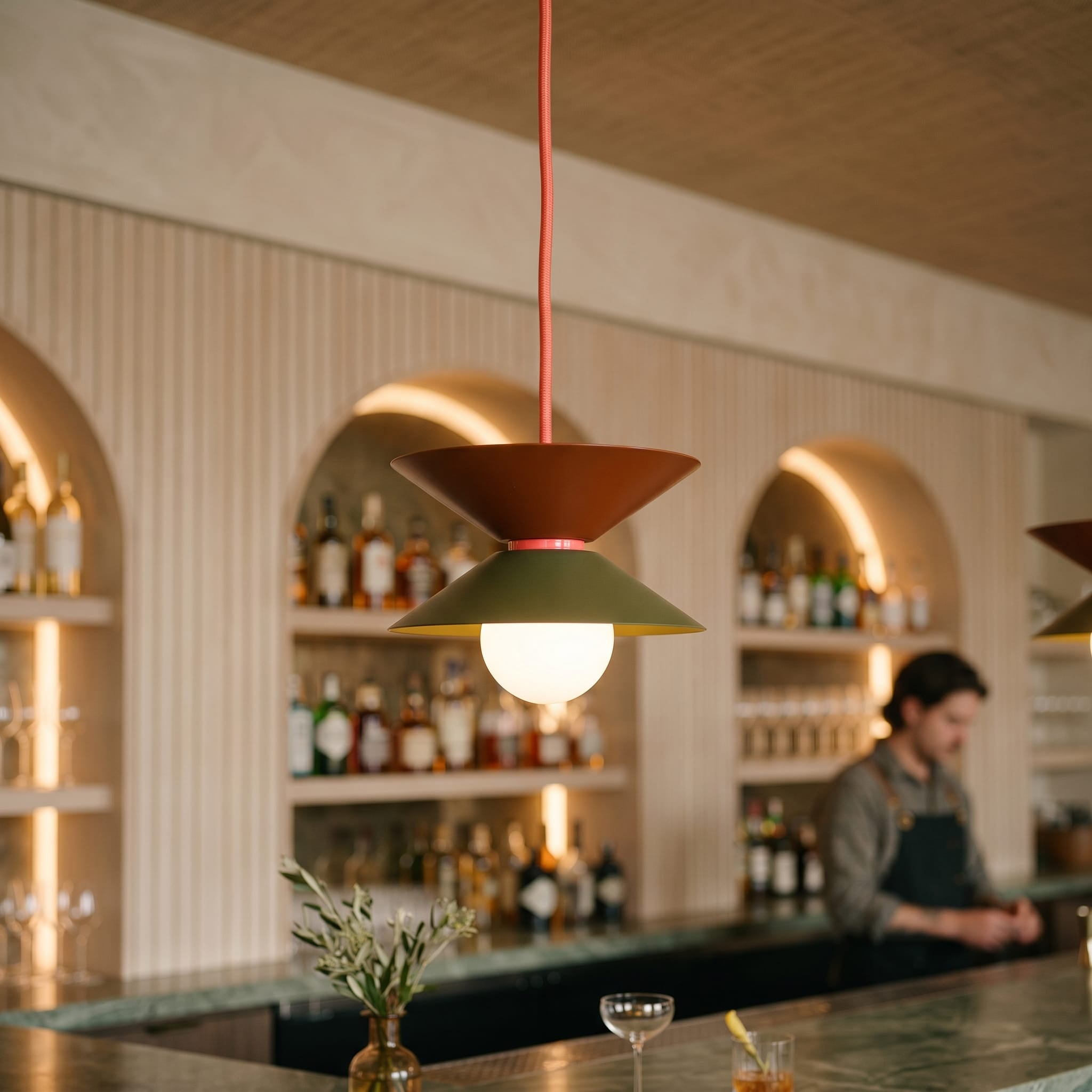 Mini Slope Duo AiO Pendant - Chroma Color Block