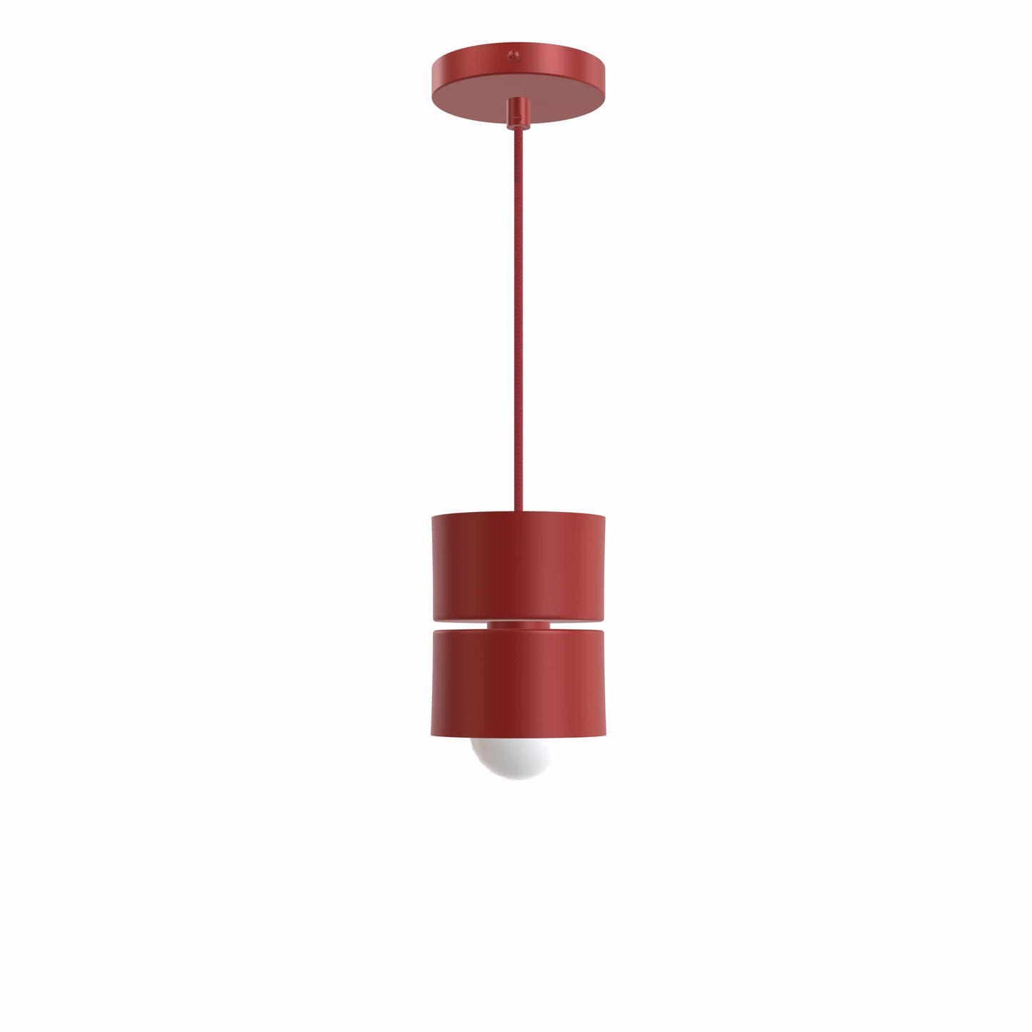 Puck Duo AiO Pendant - Chroma in Cardinal Red