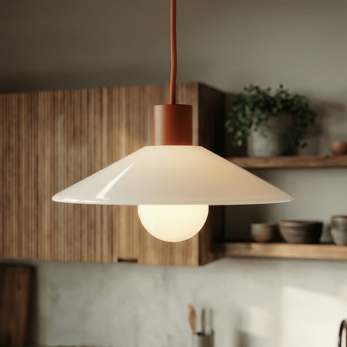 Boutique AiO Glass Slope Ceiling Pendant