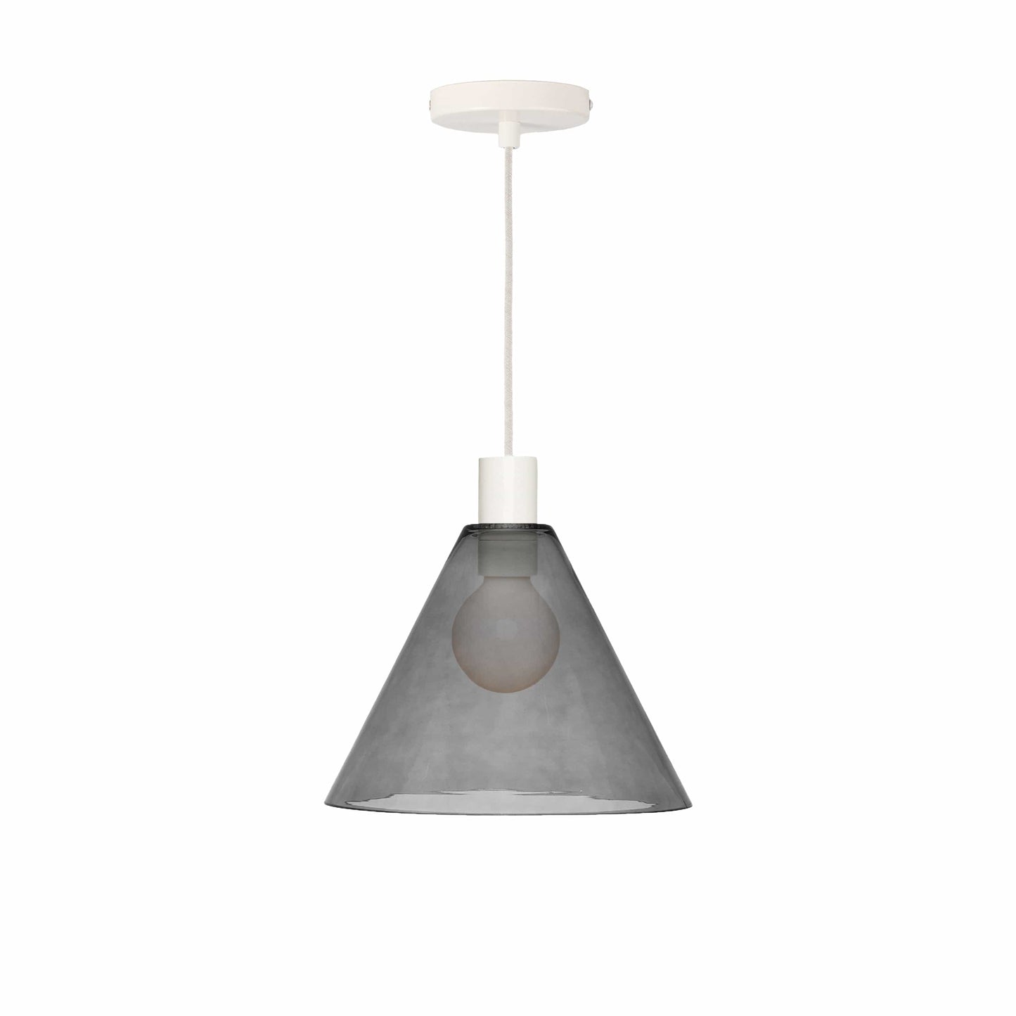Boutique AiO Glass Cone Ceiling Pendant | 6in or 11in