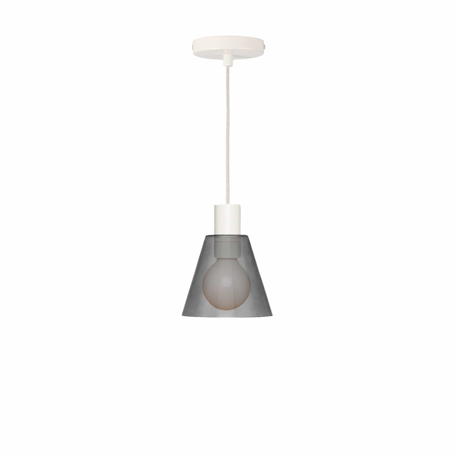 Boutique AiO Glass Cone Ceiling Pendant | 6in or 11in