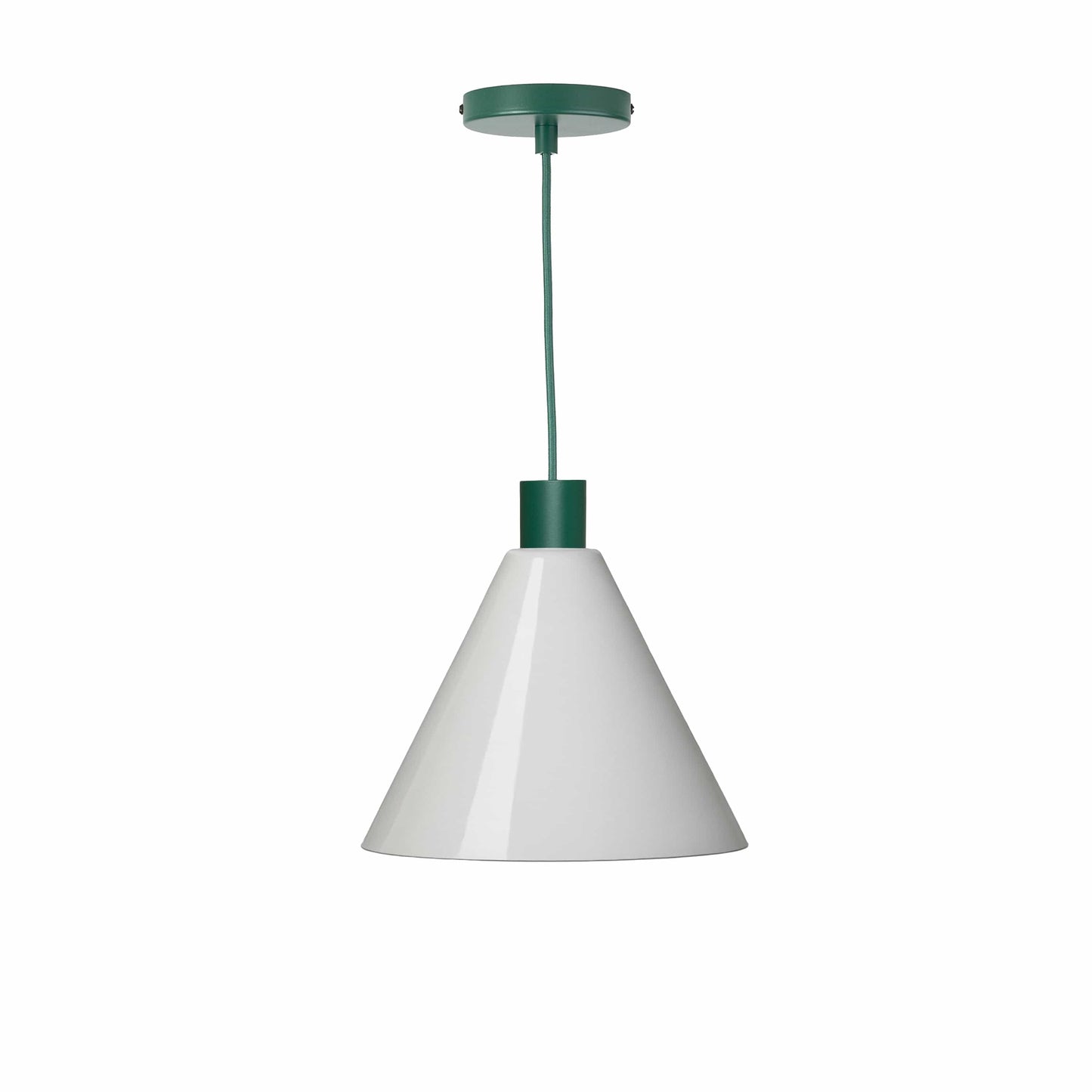 Boutique AiO Glass Cone Ceiling Pendant | 6in or 11in
