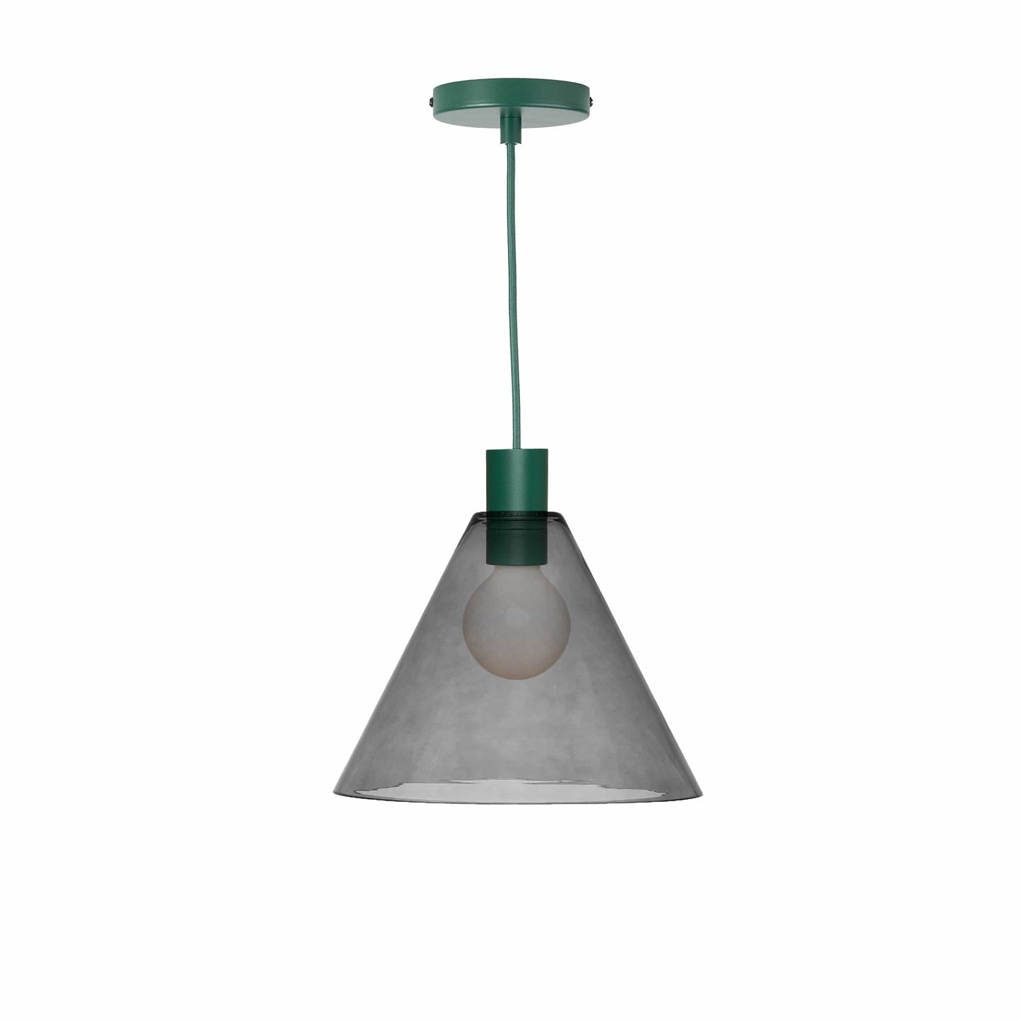 Boutique AiO Glass Cone Ceiling Pendant | 6in or 11in