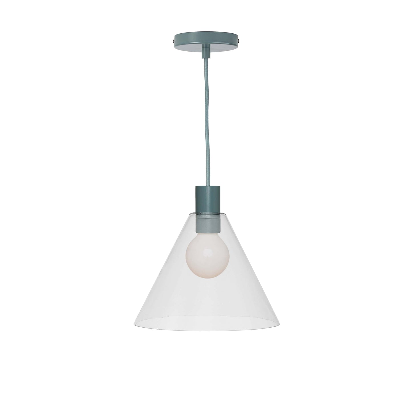 Boutique AiO Glass Cone Ceiling Pendant | 6in or 11in