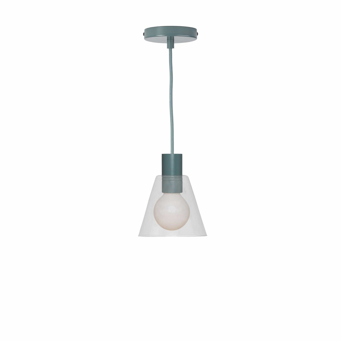 Boutique AiO Glass Cone Ceiling Pendant | 6in or 11in