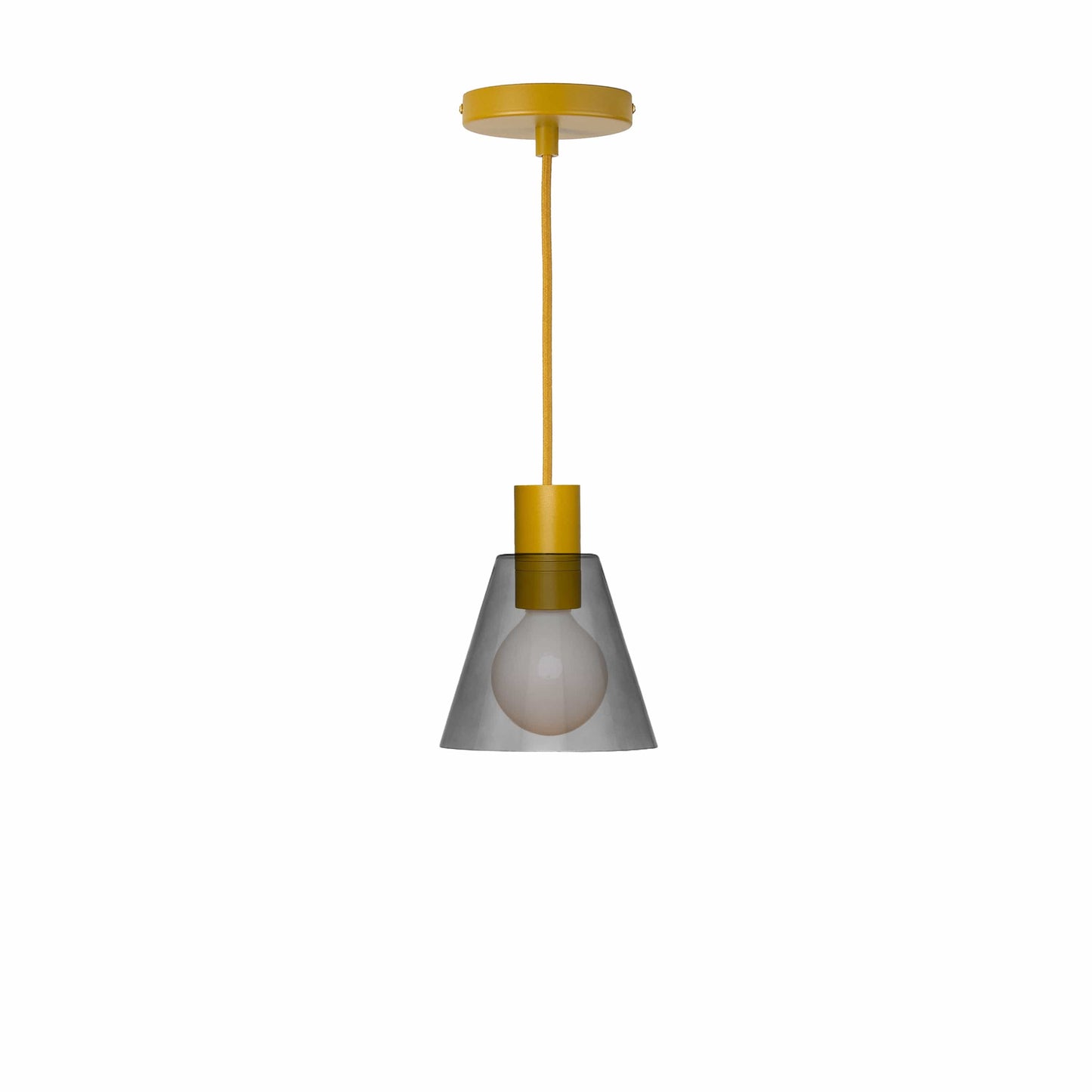 Boutique AiO Glass Cone Ceiling Pendant | 6in or 11in