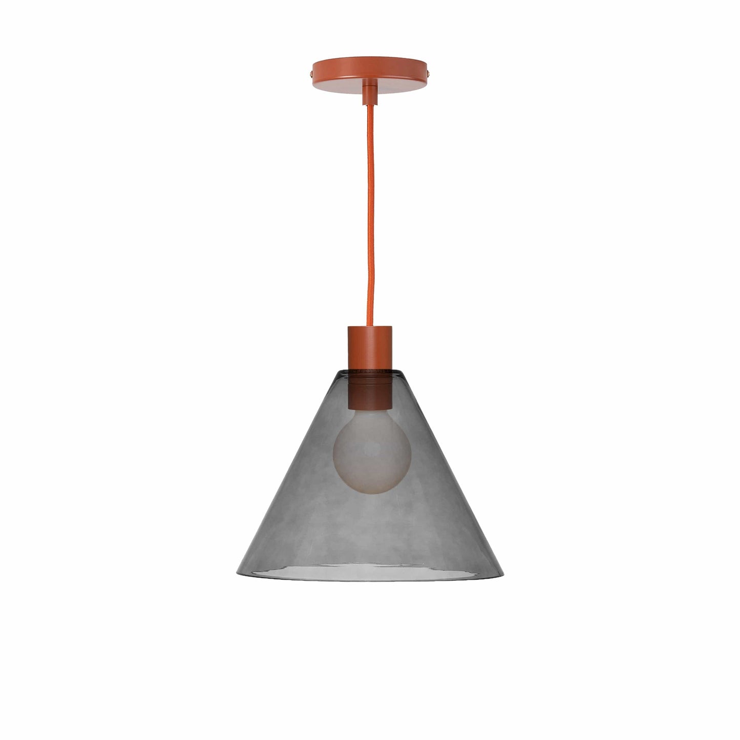 Boutique AiO Glass Cone Ceiling Pendant | 6in or 11in