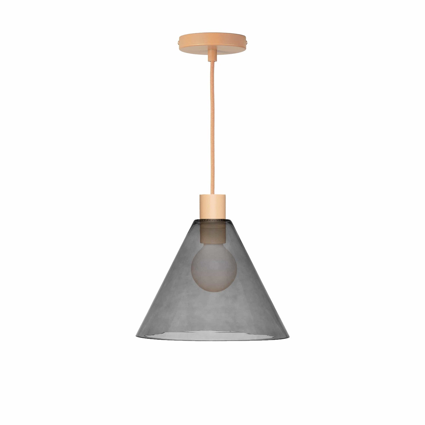 Boutique AiO Glass Cone Ceiling Pendant | 6in or 11in