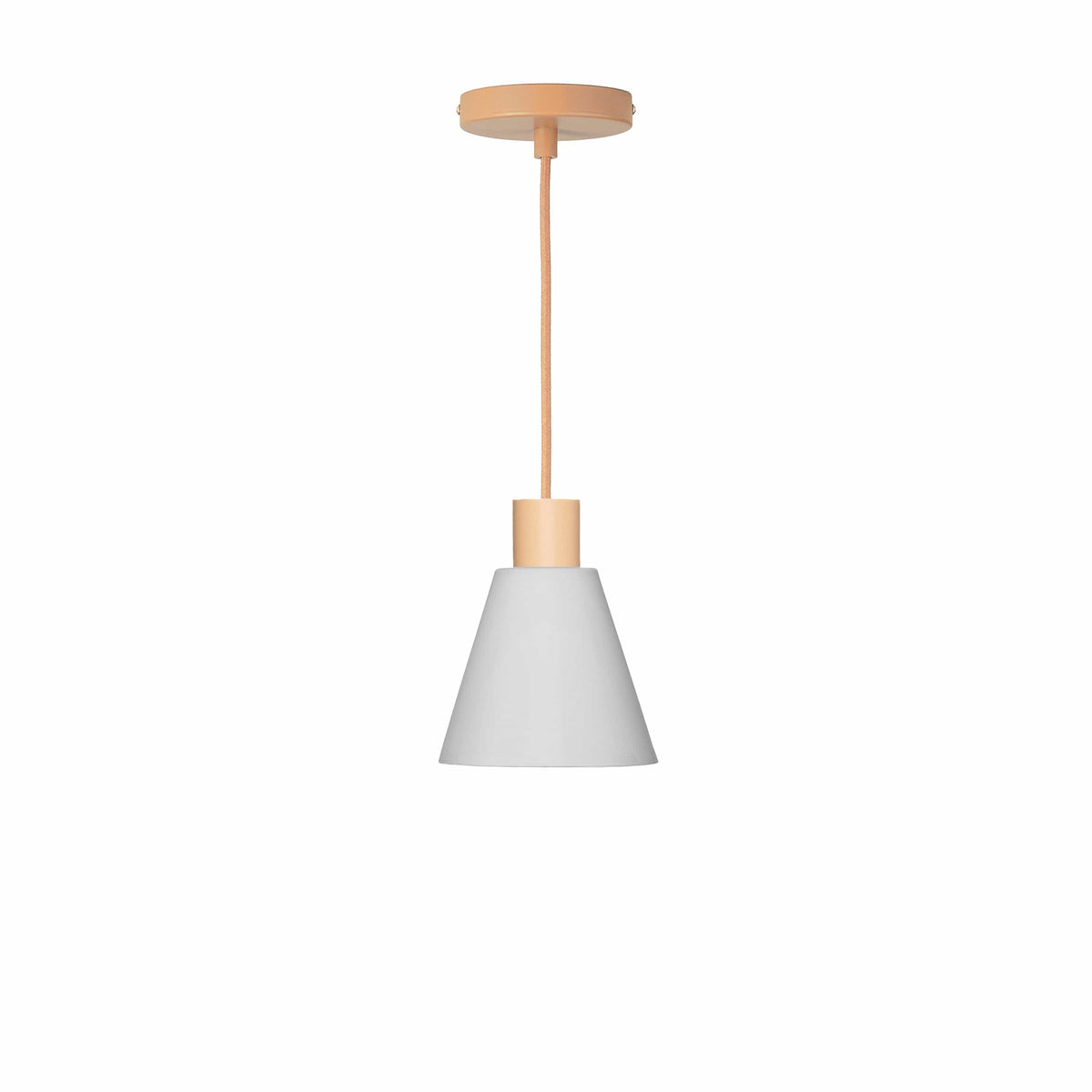 Glass Cone 6in AiO Pendant - Chroma Studio Palisade / Matte White
