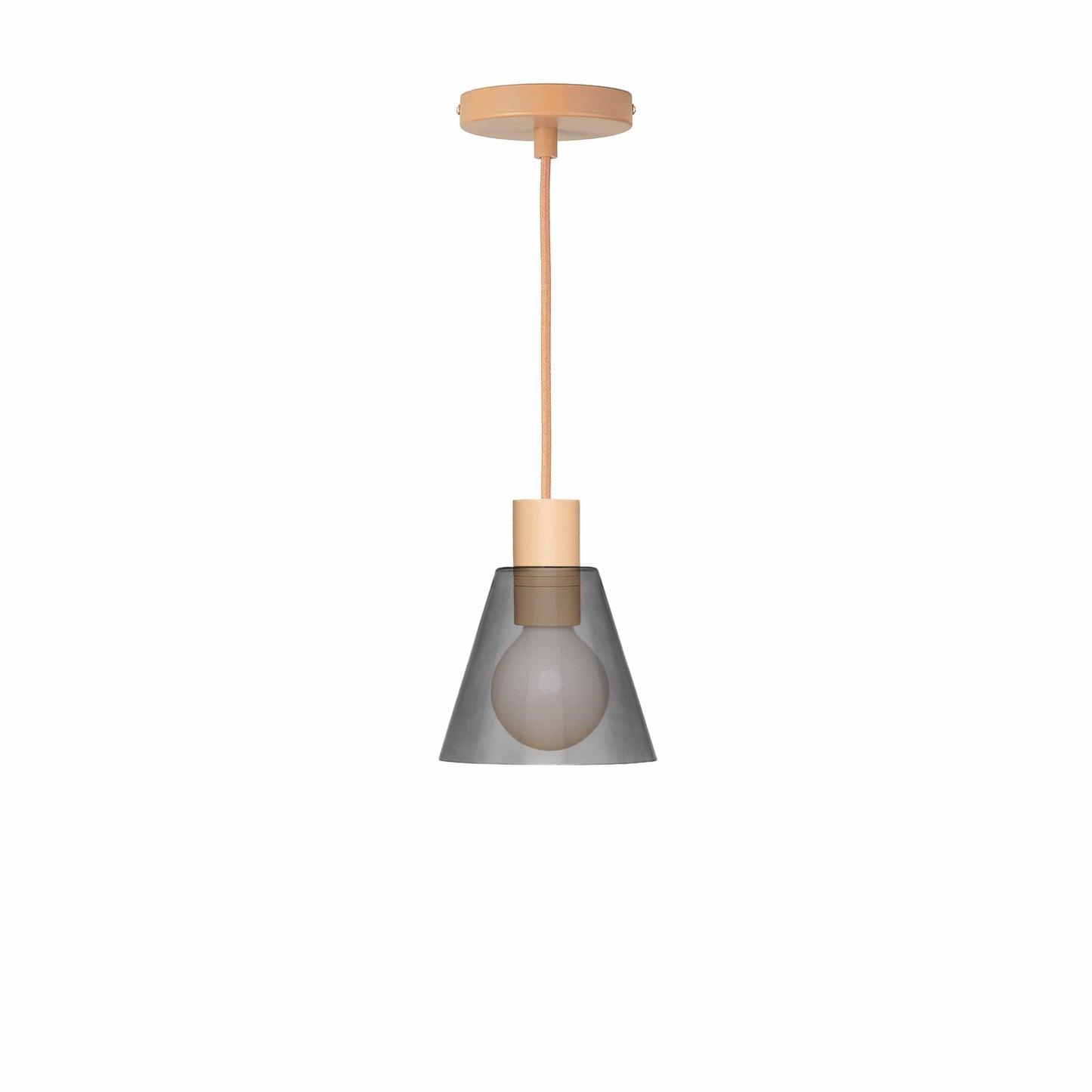Boutique AiO Glass Cone Ceiling Pendant | 6in or 11in