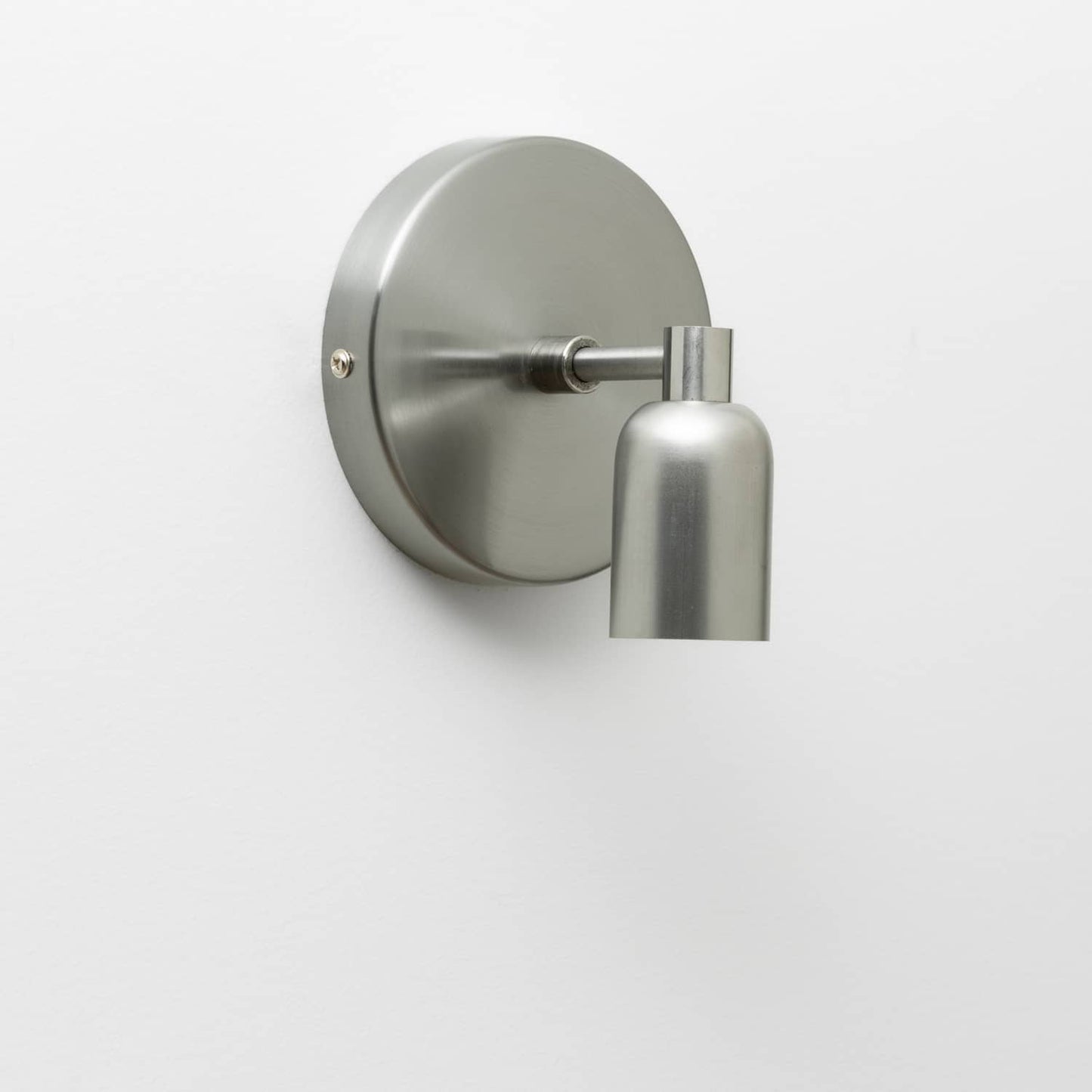 Junction Mini Solo Sconce in Raw Metal finish 