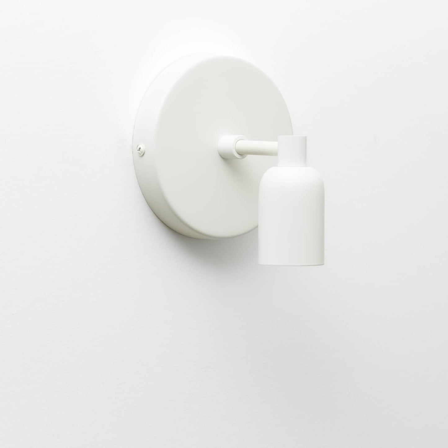 Junction Mini Solo Sconce in Matte White finish 