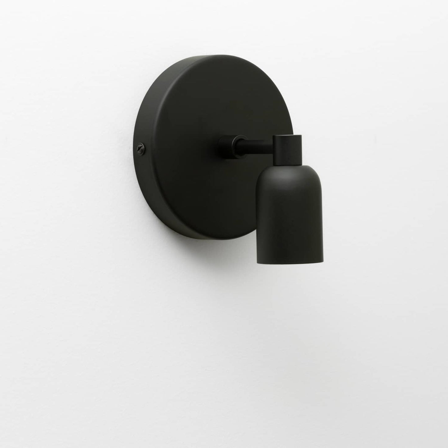 Junction Mini Solo Sconce in Matte Black finish 