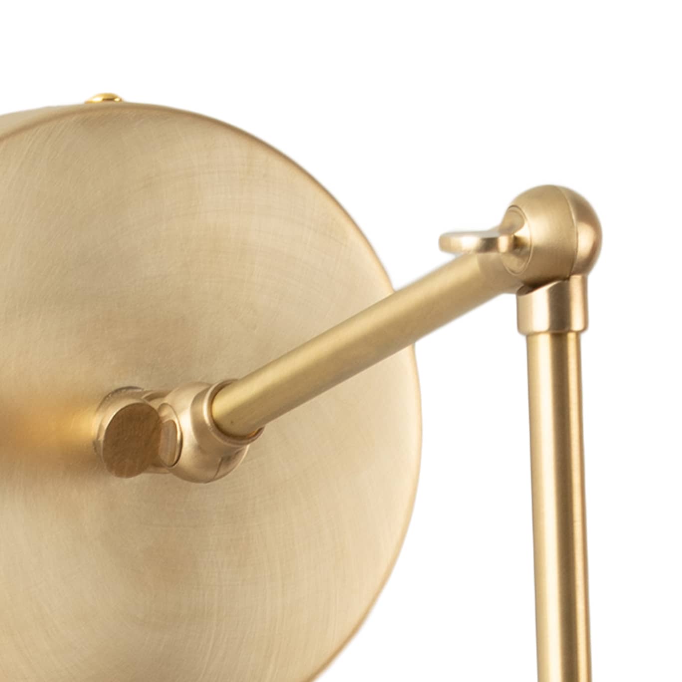 Hinge Double Solo Sconce with Pleated Shade