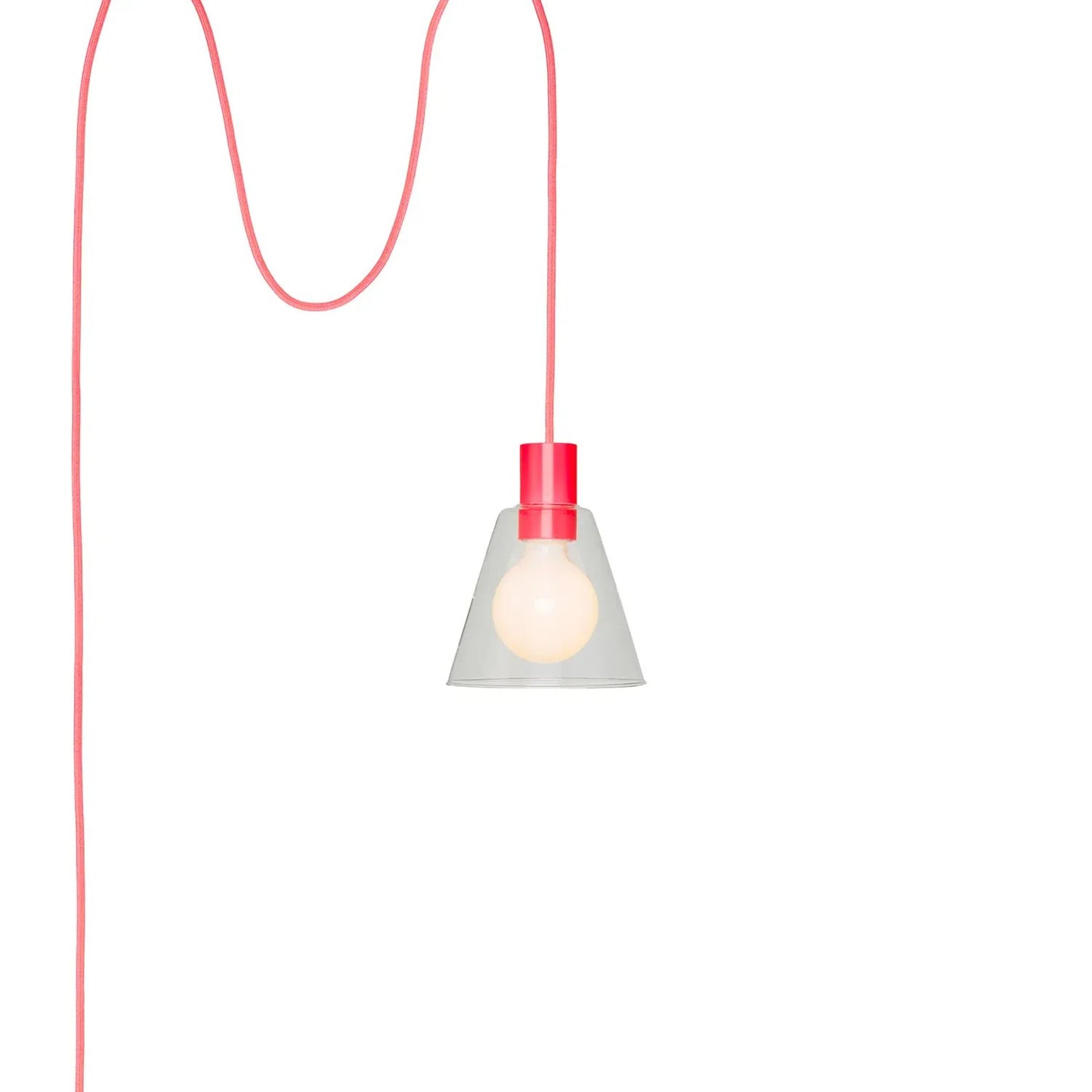 Totally! AiO Glass Cone Ceiling Plug-In Pendant | 6in or 11in