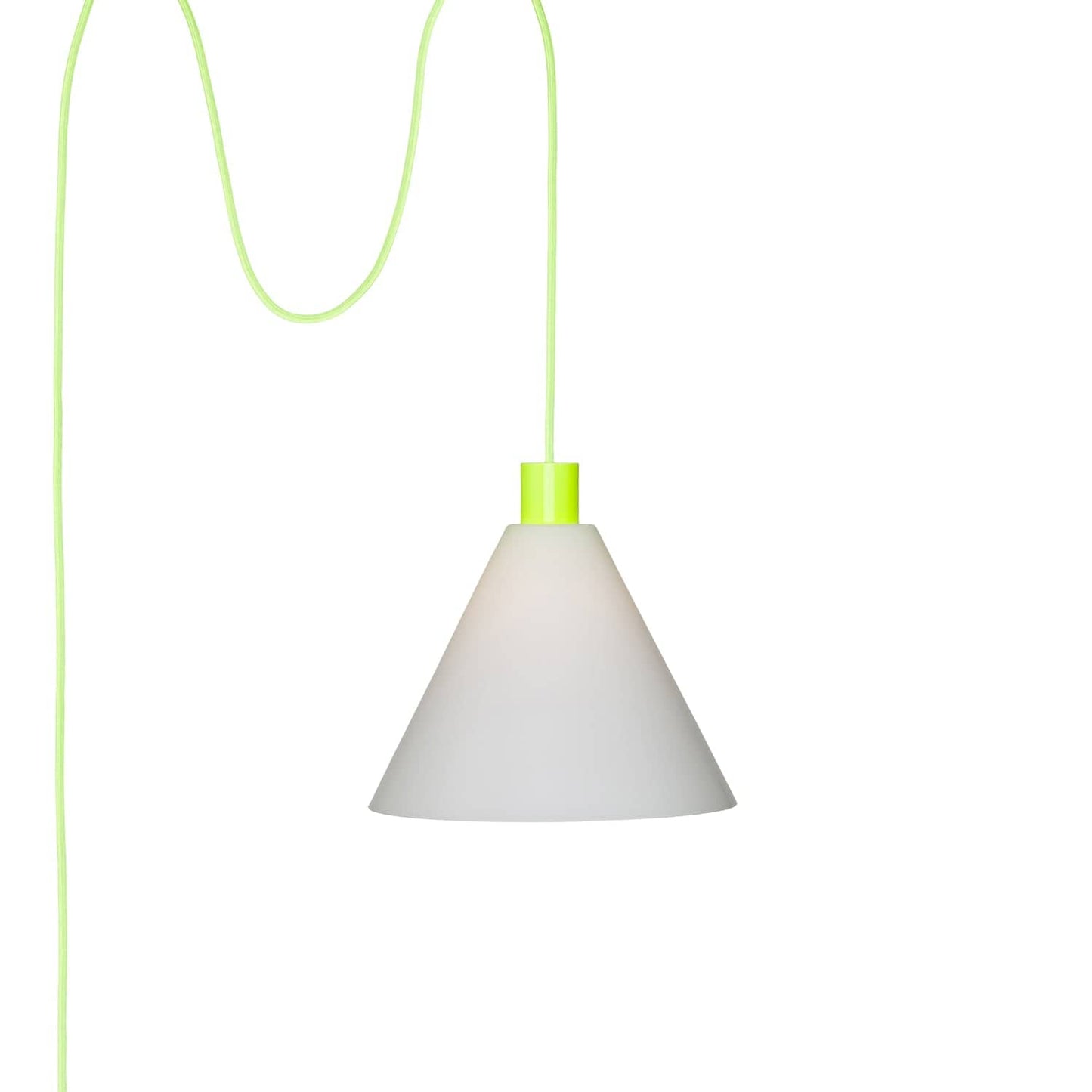 Totally! AiO Glass Cone Ceiling Plug-In Pendant | 6in or 11in