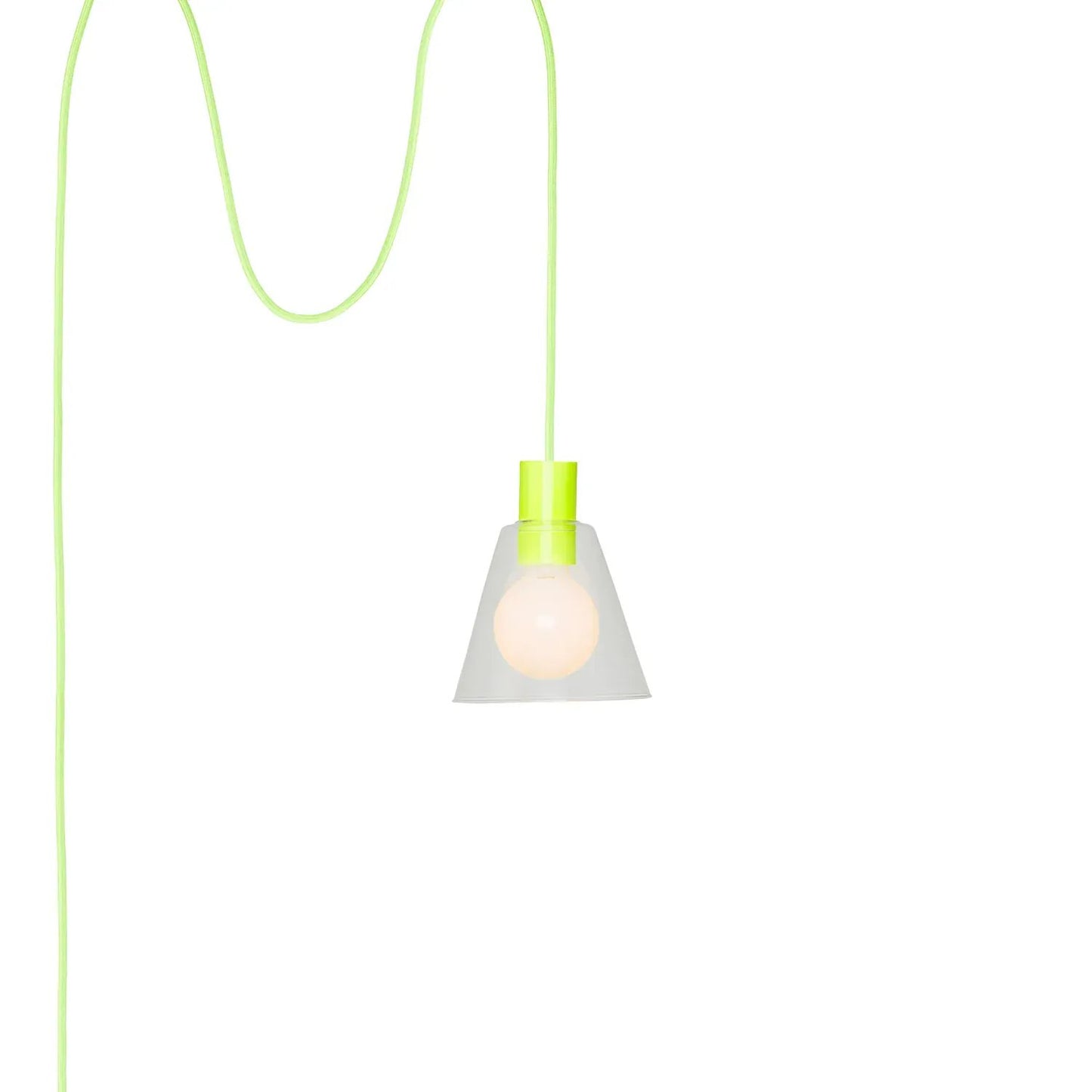 Totally! AiO Glass Cone Ceiling Plug-In Pendant | 6in or 11in