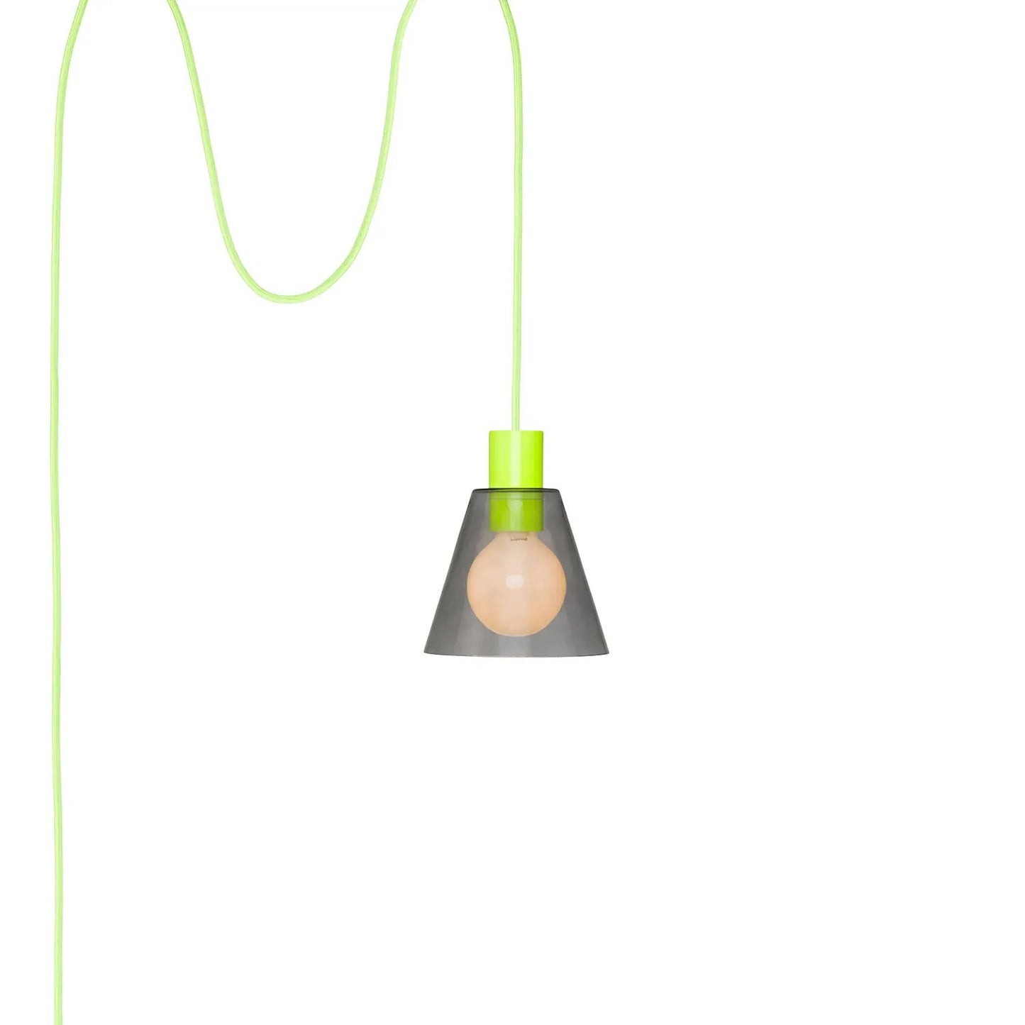 Totally! AiO Glass Cone Ceiling Plug-In Pendant | 6in or 11in