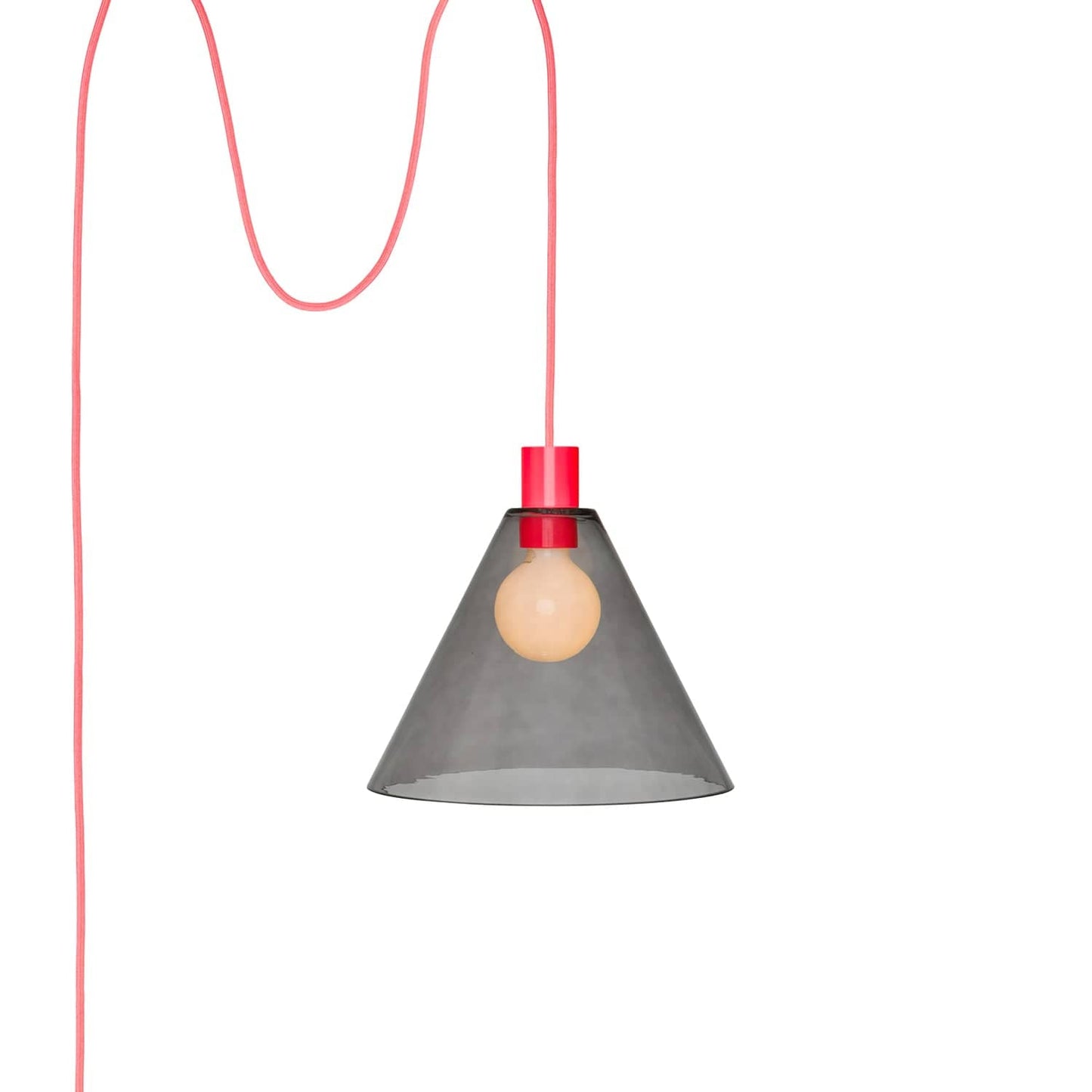 Totally! AiO Glass Cone Ceiling Plug-In Pendant | 6in or 11in