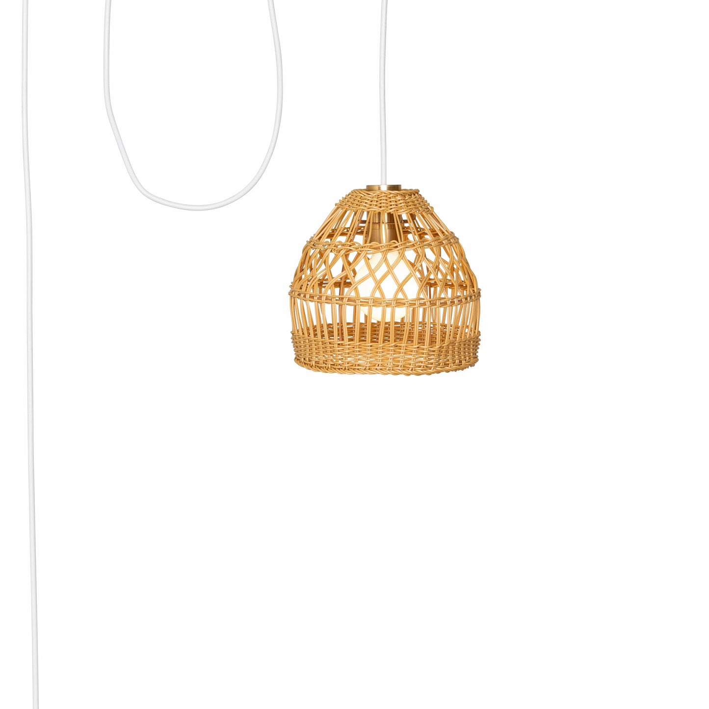 AiO Outdoor Pendant with Mini Market Basket Shade