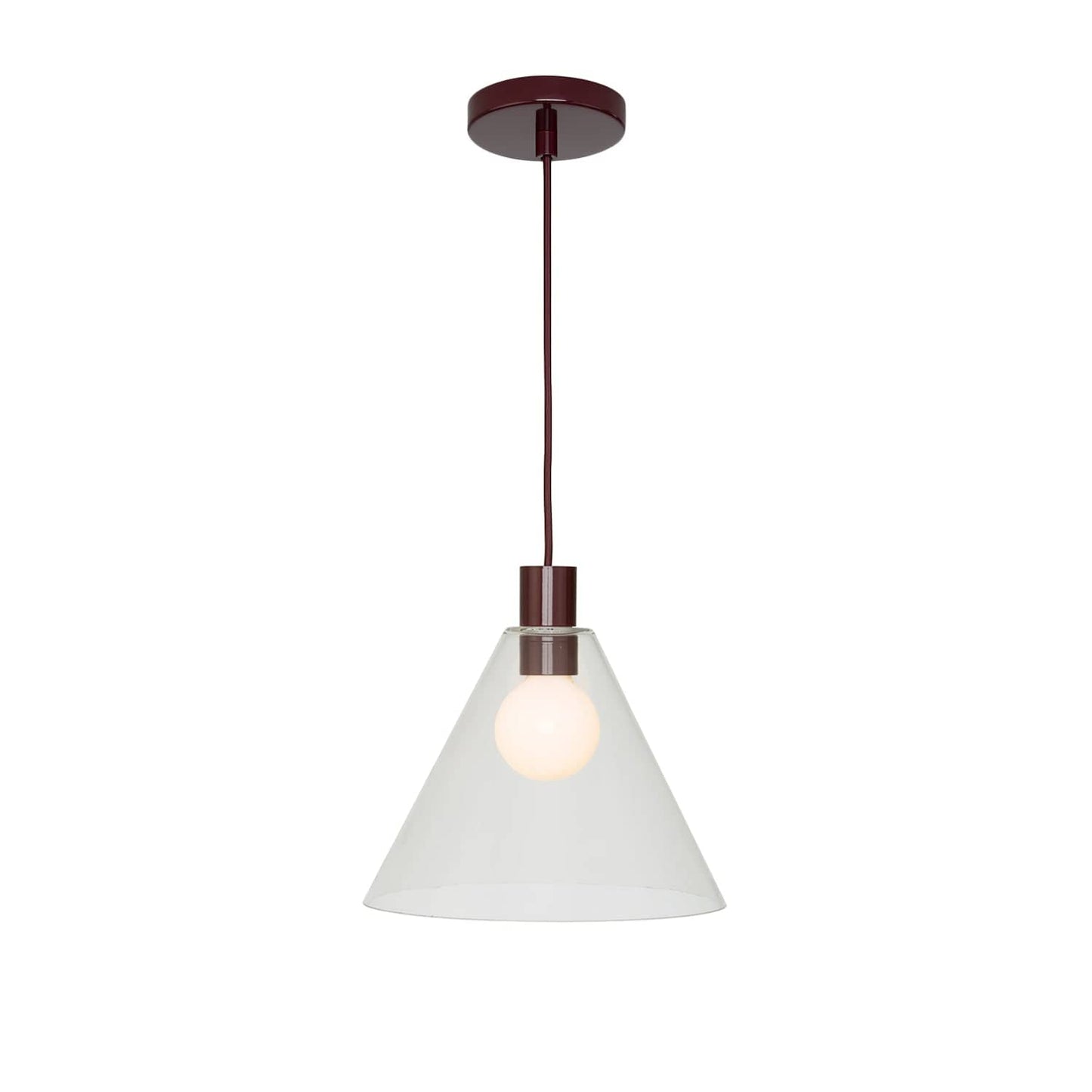 Totally! AiO Glass Cone Ceiling Pendant | 6in or 11in