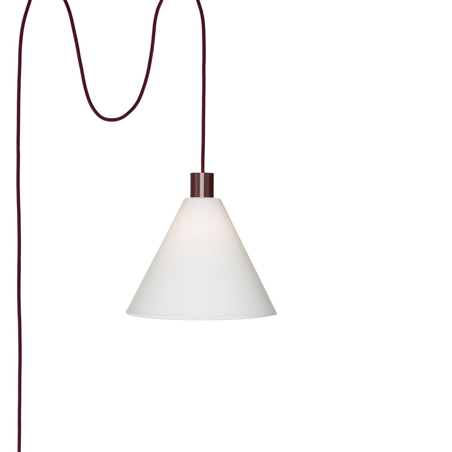 Totally! AiO Glass Cone Ceiling Plug-In Pendant | 6in or 11in