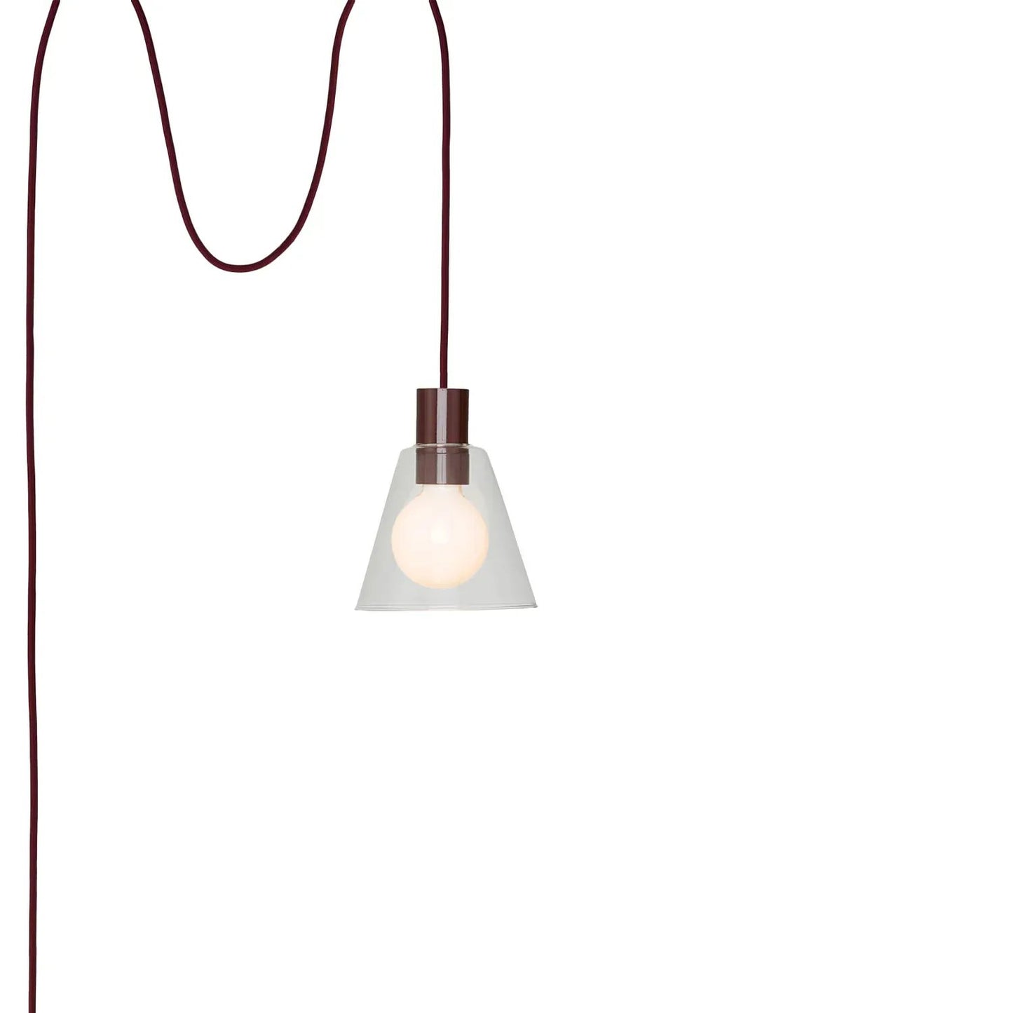 Totally! AiO Glass Cone Ceiling Plug-In Pendant | 6in or 11in
