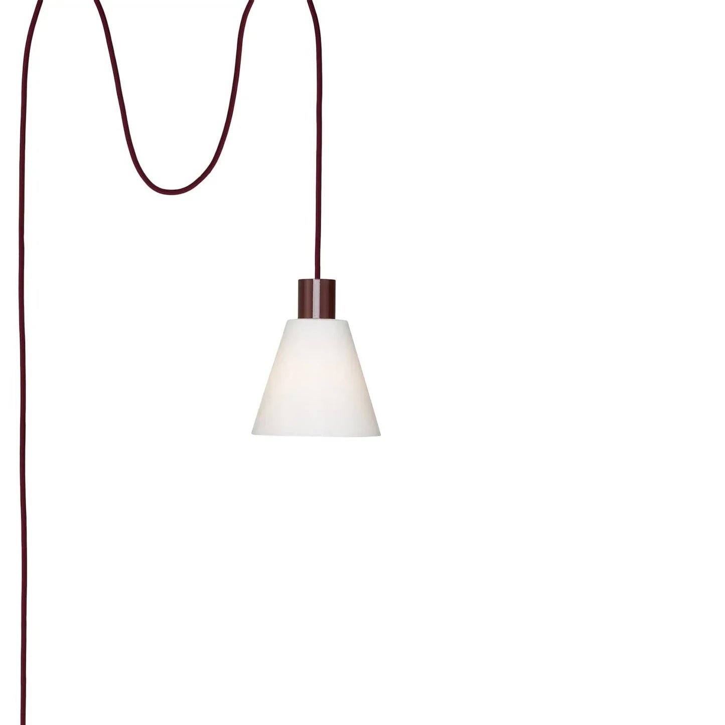 Totally! AiO Glass Cone Ceiling Plug-In Pendant | 6in or 11in