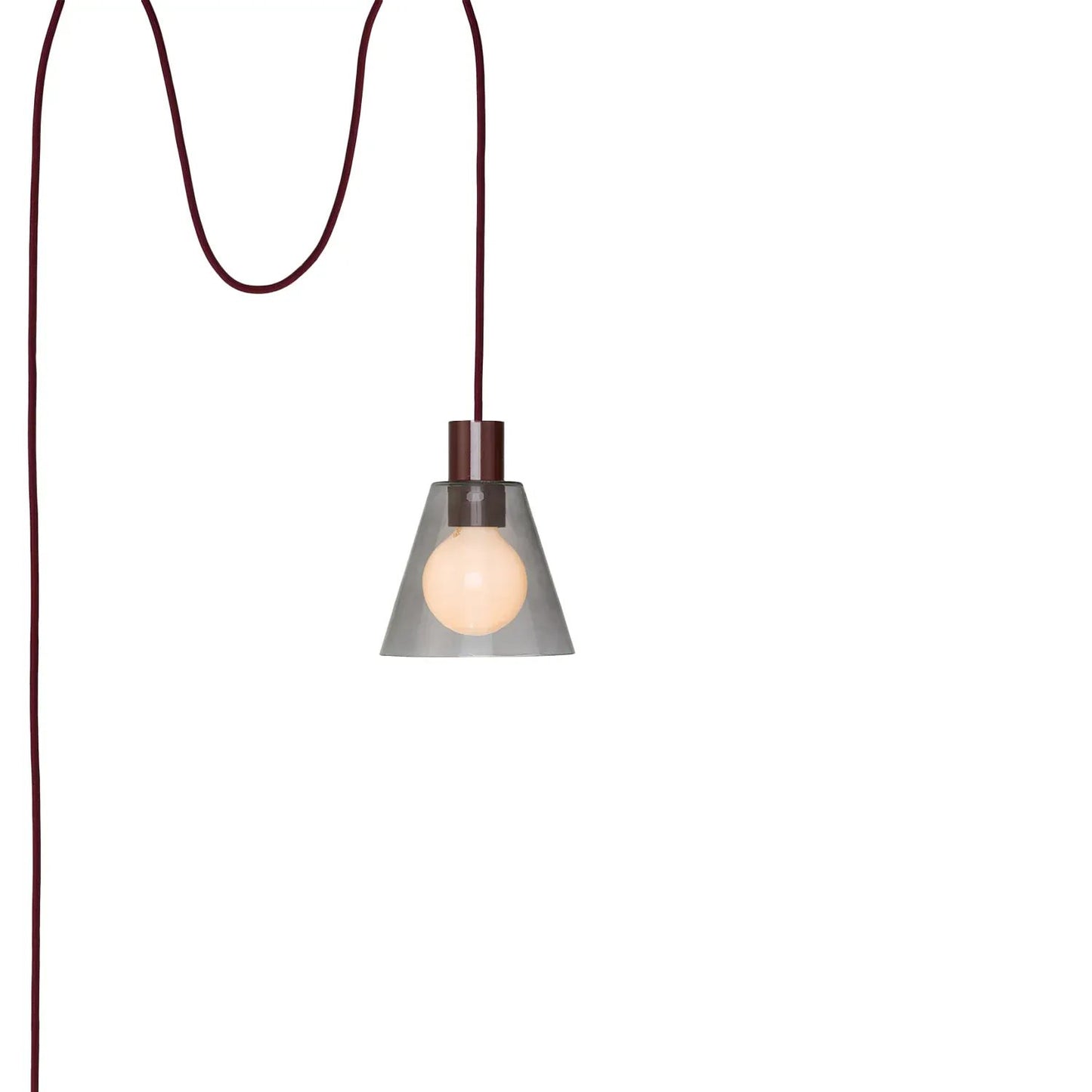 Totally! AiO Glass Cone Ceiling Plug-In Pendant | 6in or 11in