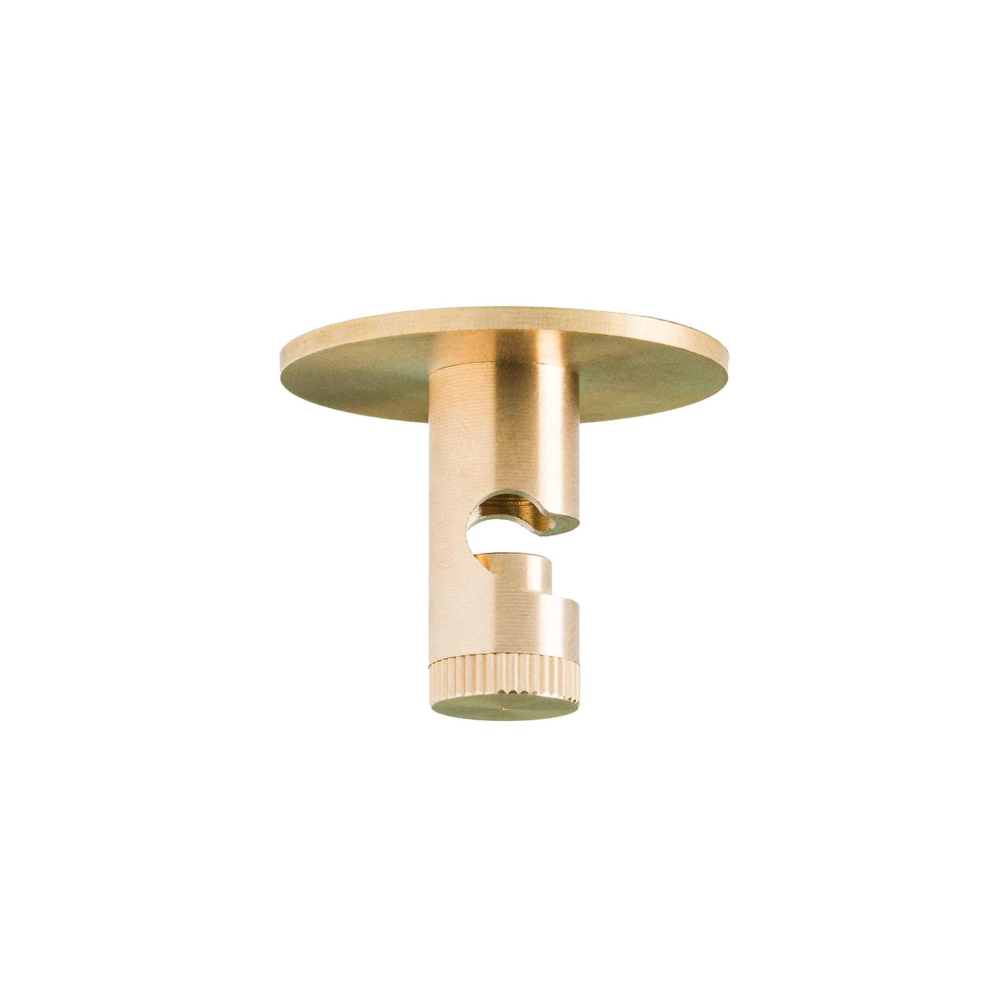 Vise Swag Hook Solid Raw Brass
