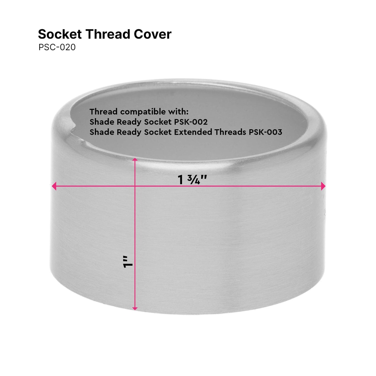 Thread Cover - Shade Ready Socket