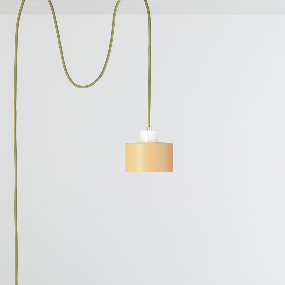 Colour Block Cord Panel Cap Pink