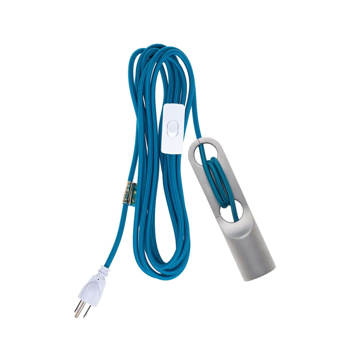Wrap Chroma Plug-In Cord Set Raw Aluminum / Aegean
