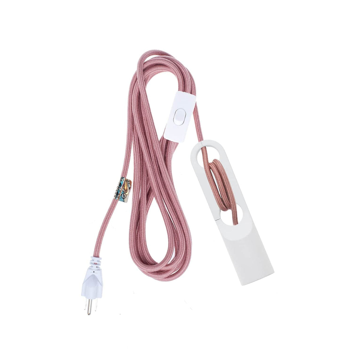 Wrap Chroma Plug-In Cord Set White / Cameo Pink
