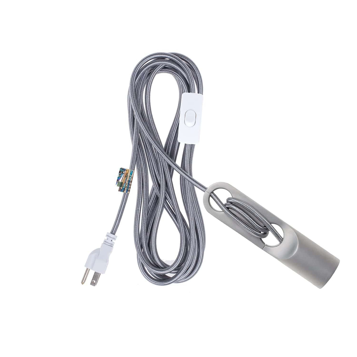 Wrap Chroma Plug-In Cord Set Raw Aluminum / Gunmetal