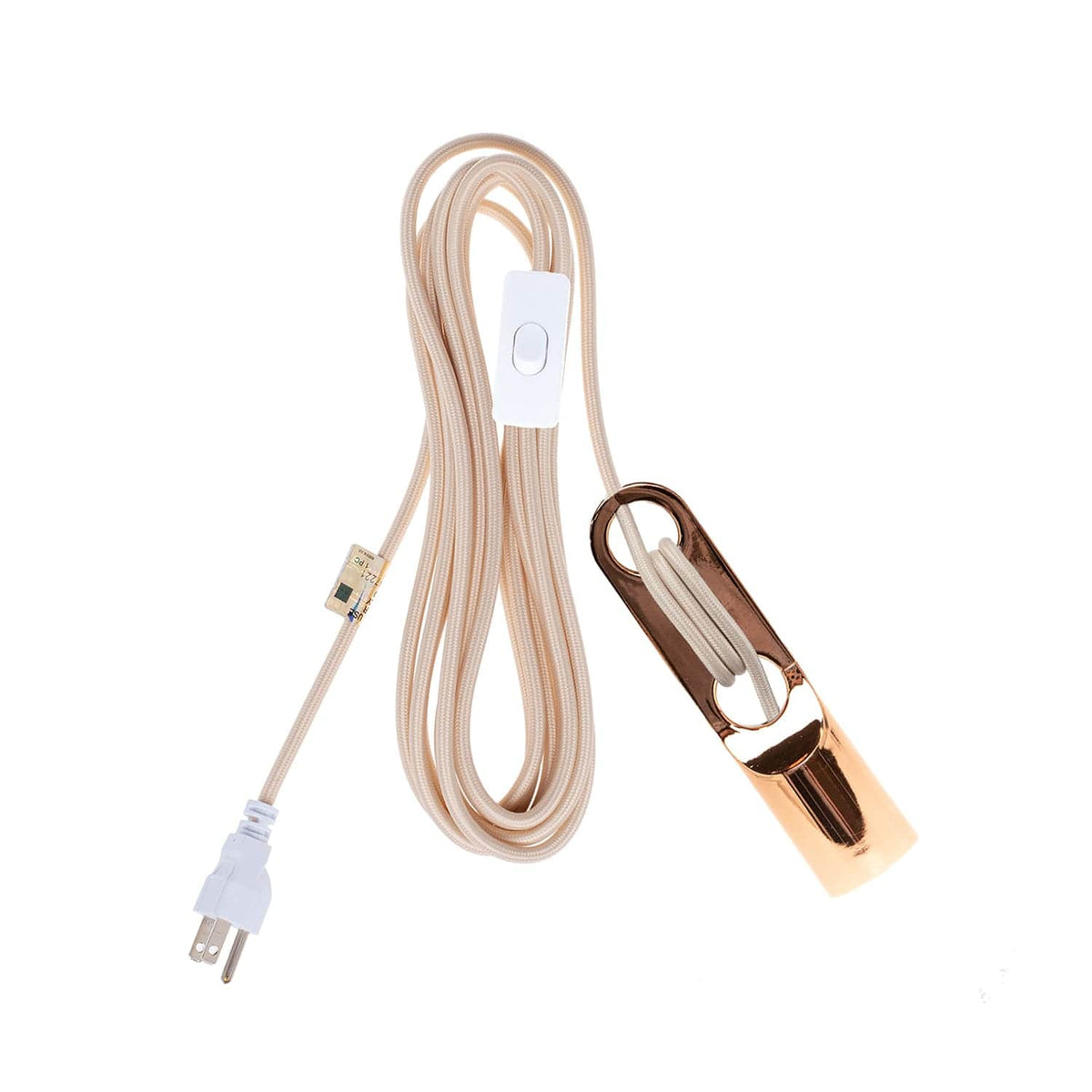 Wrap Chroma Plug-In Cord Set Polished Copper / Ivory
