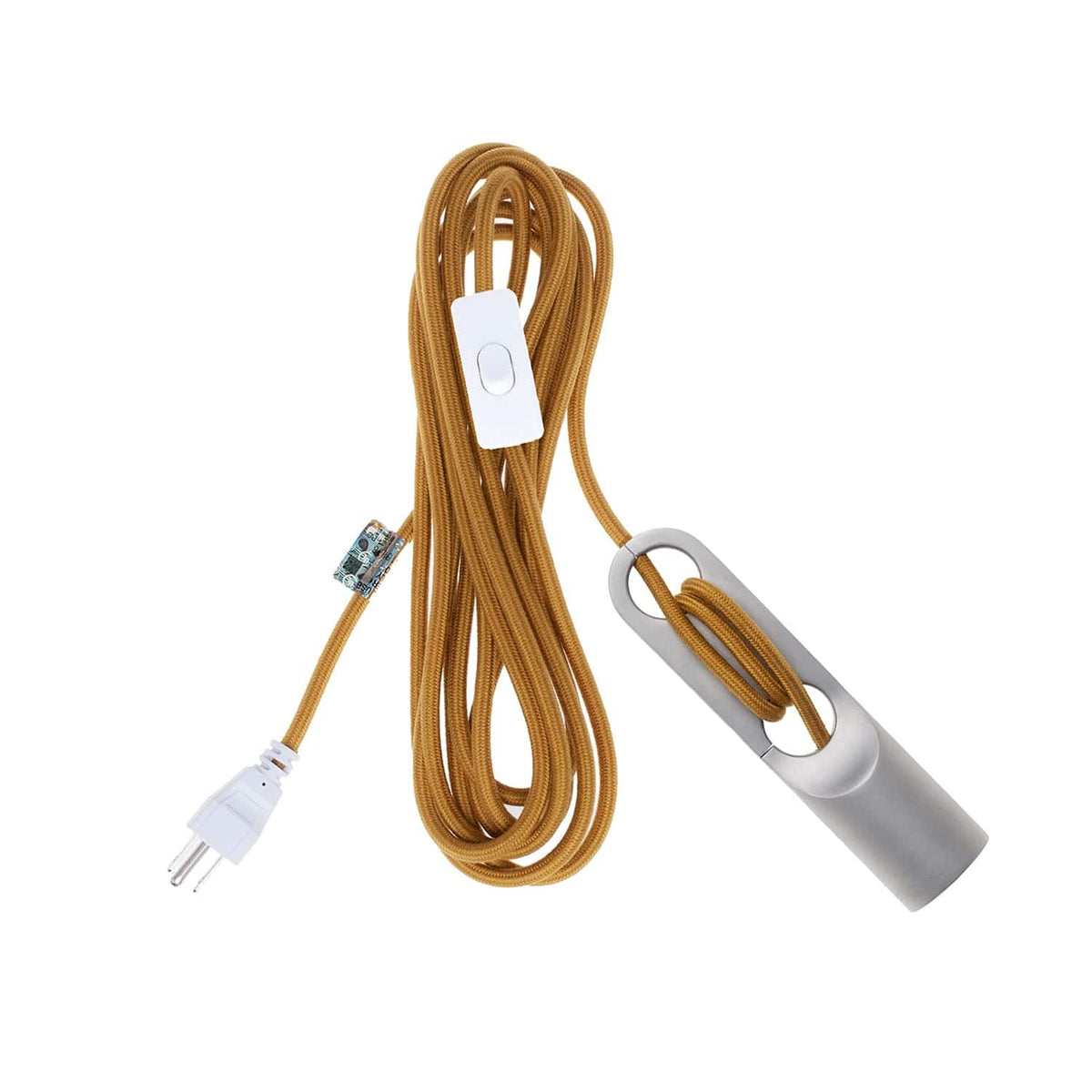 Wrap Chroma Plug-In Cord Set Raw Aluminum / Ochre