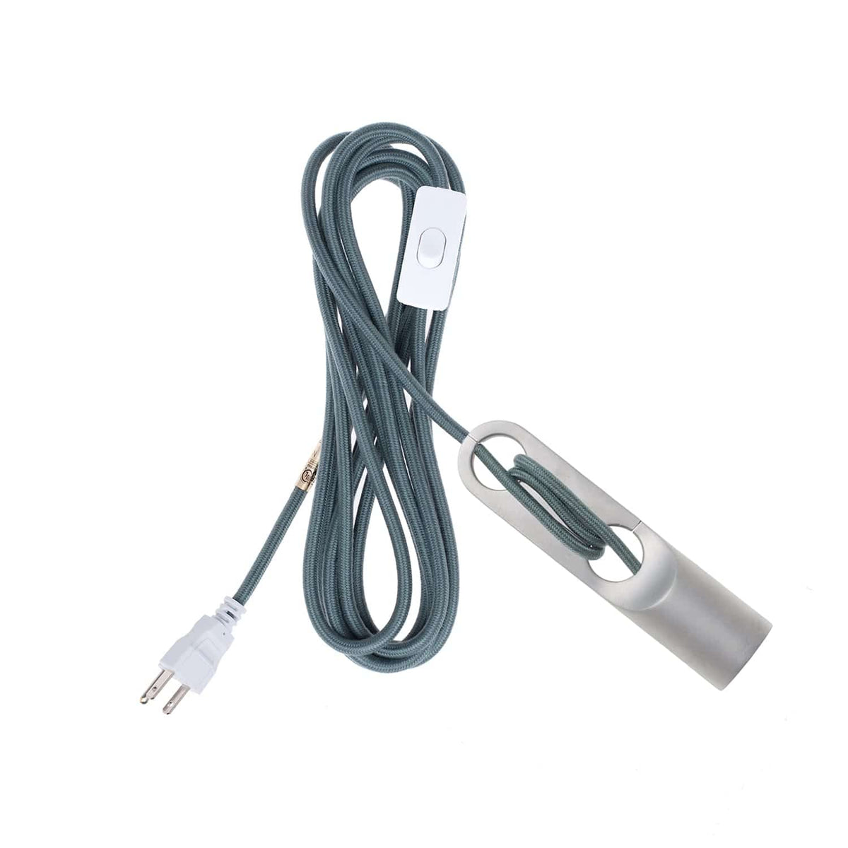 Wrap Chroma Plug-In Cord Set Raw Aluminum / Slate