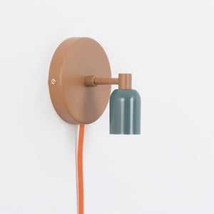 Boutique Color Block Junction Mini Solo Plug-In Sconce Desert Sunset
